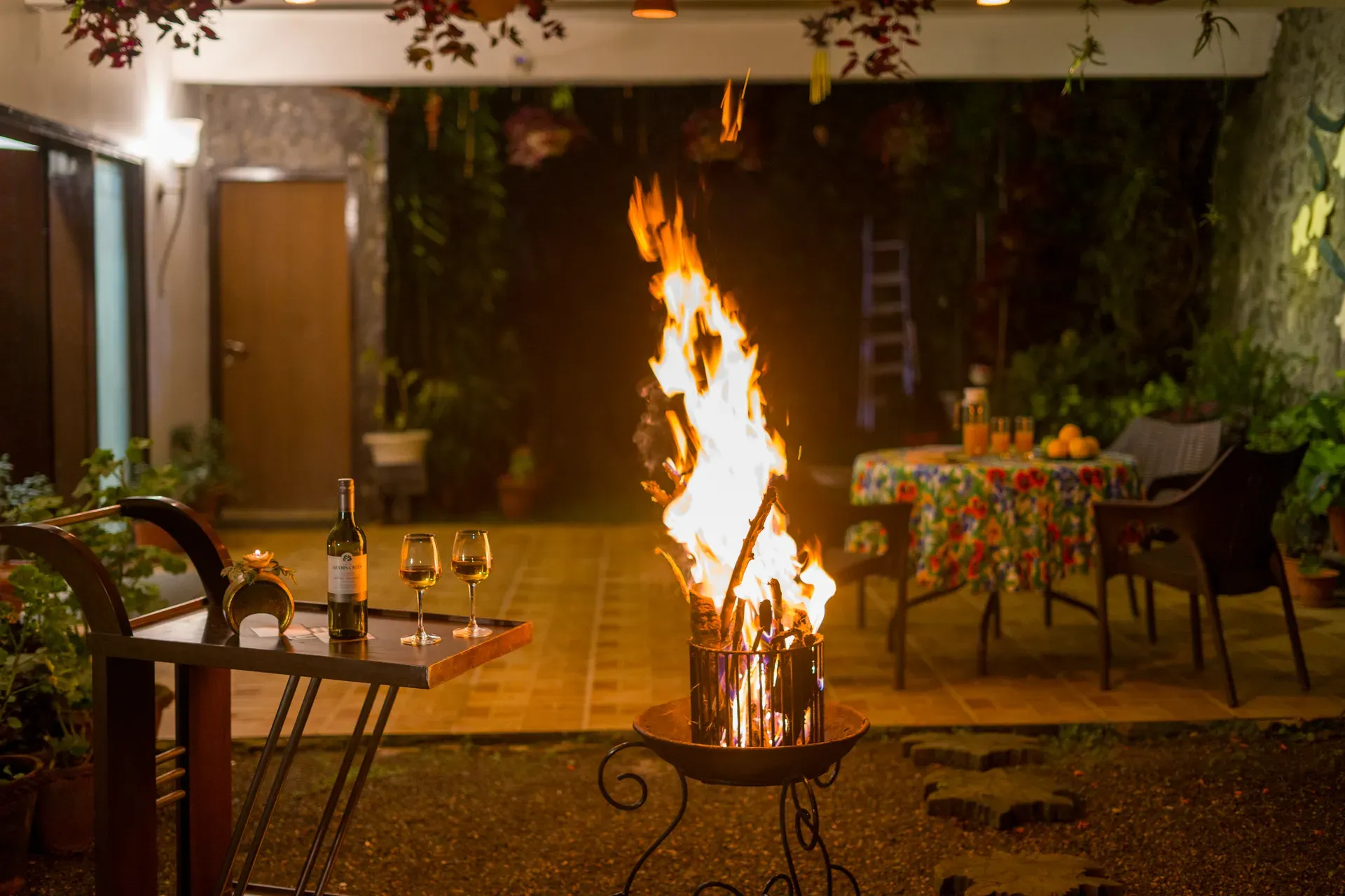 Lakeview Manor Villa, Bhimtal - Bonfire