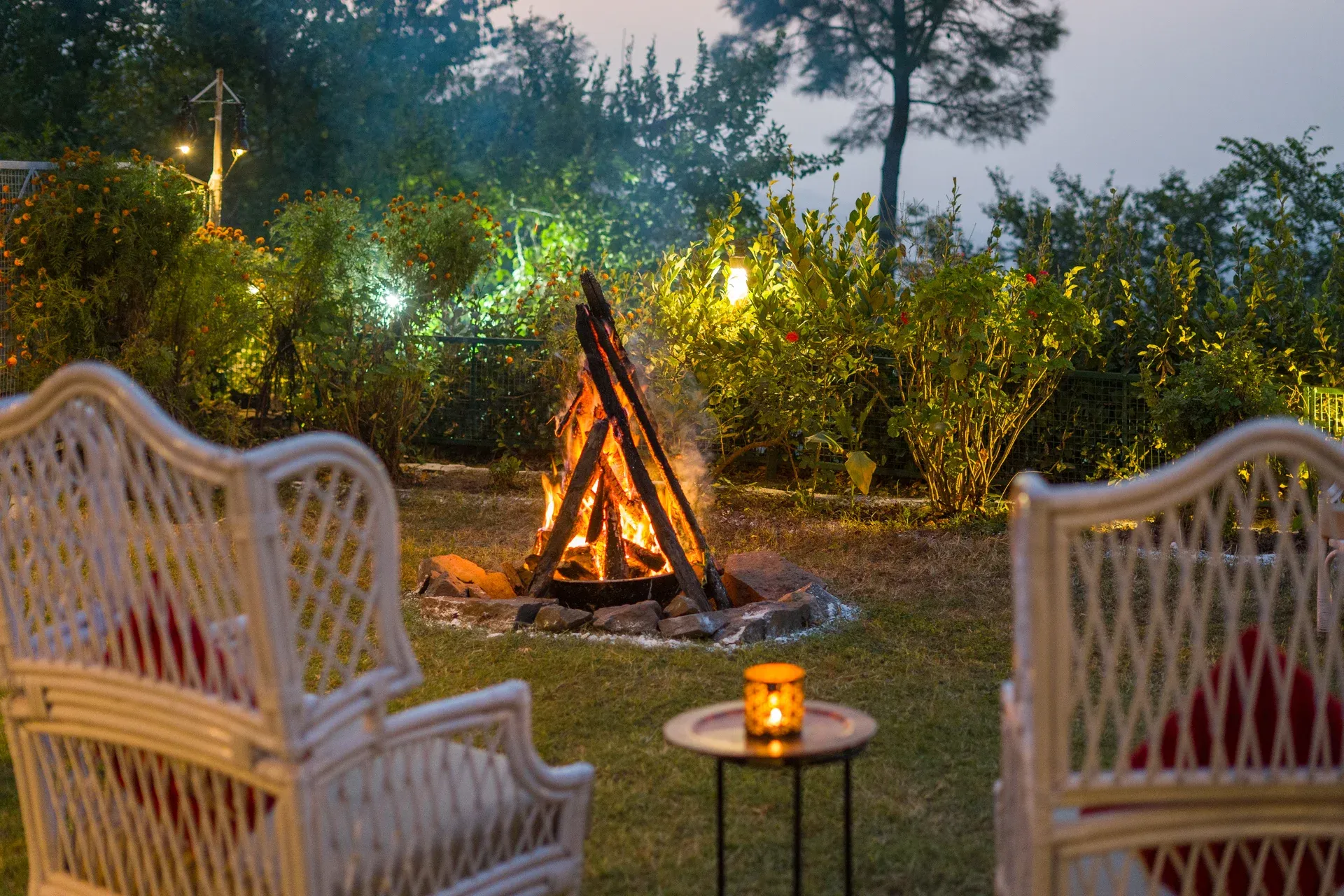 Chalet Vie Villa, Kasauli - Bonfire