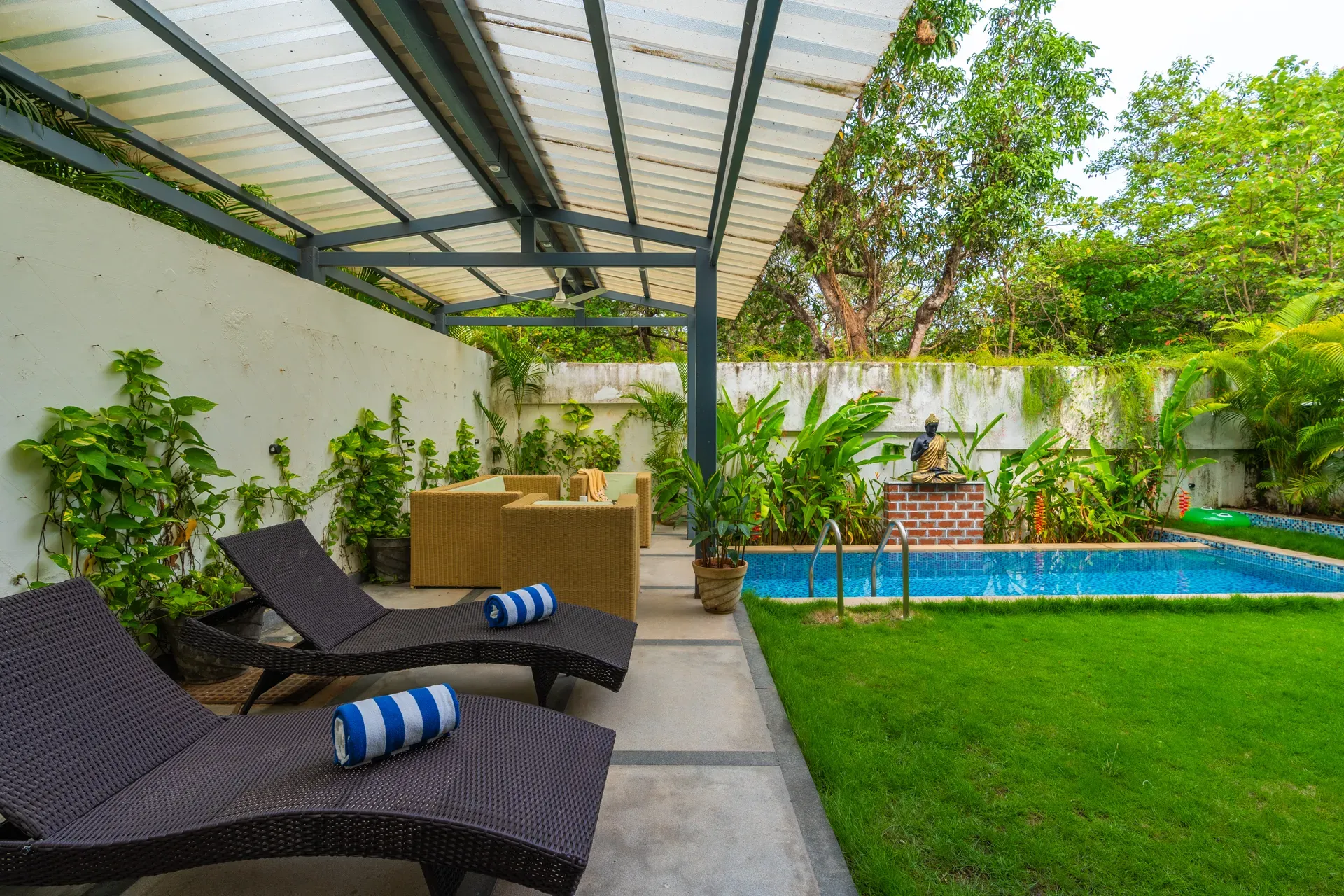 Azalea | Pet-friendly 3-BHK Villa With Private Pool, Garden & Bar - Image 5