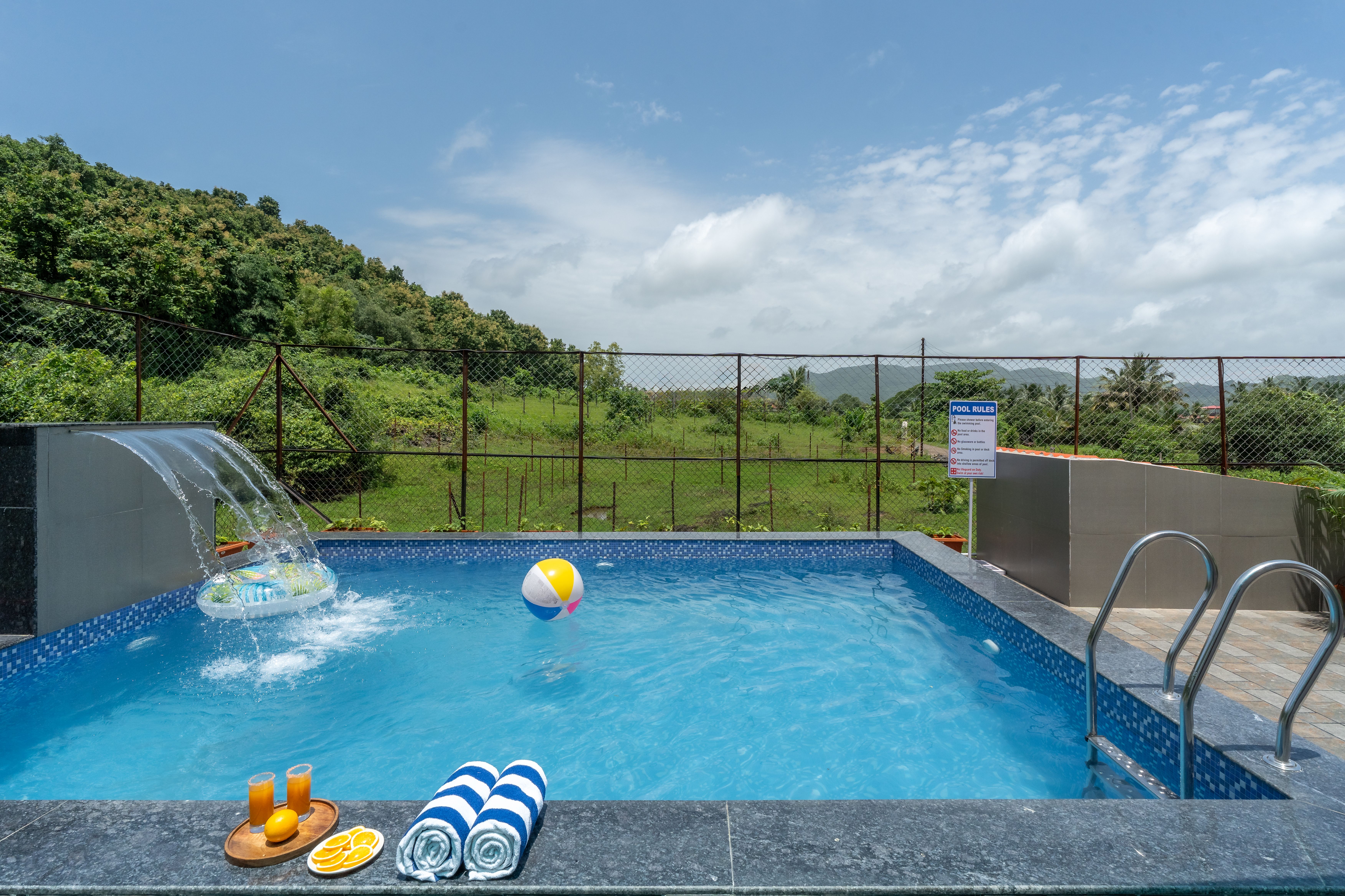 Outdoor swimming pool