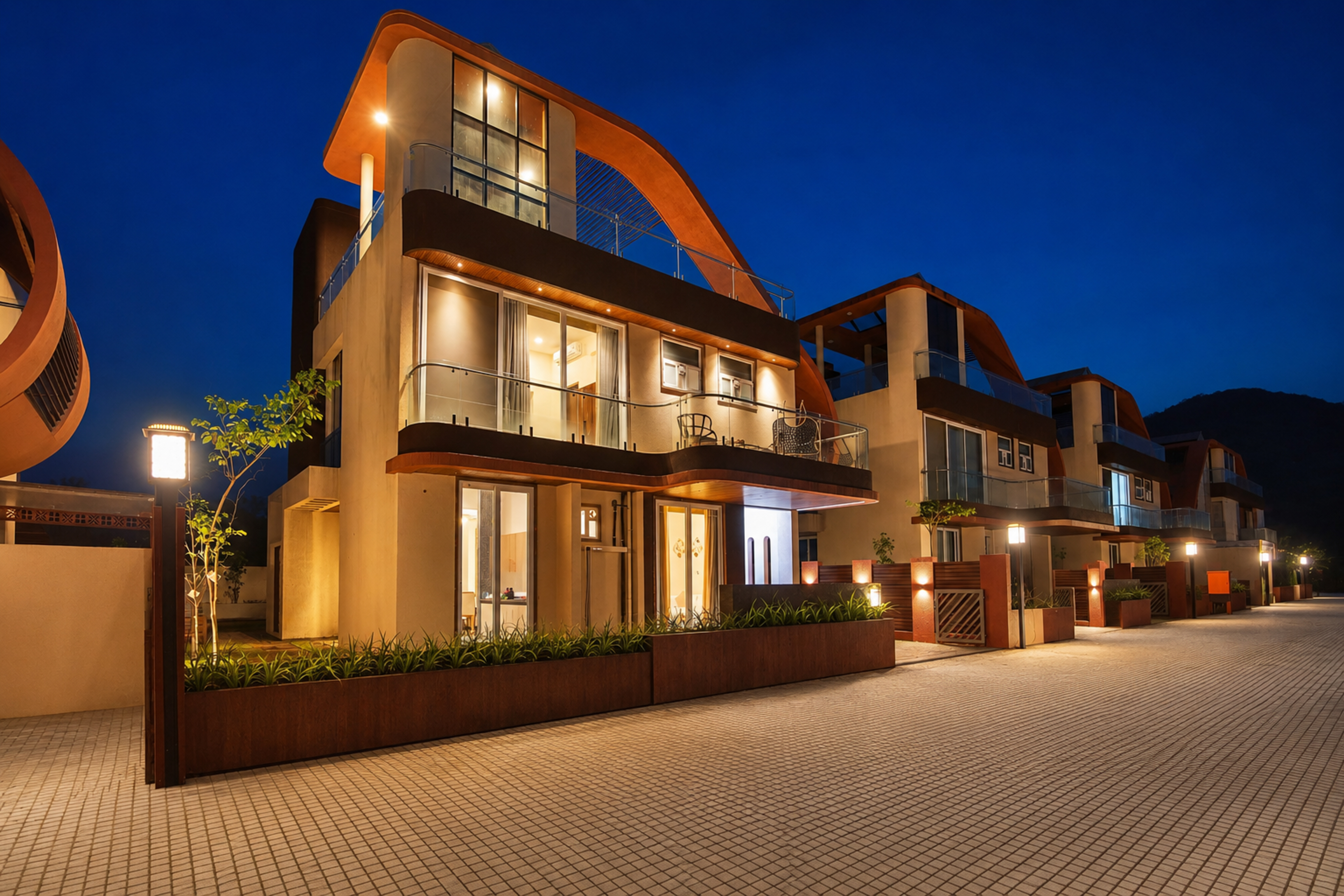 Luxurious 3 BHK Retreat with Private Pool, Jacuzzi Bedroom, Glass Canopy Terrace & Garden — photo 34