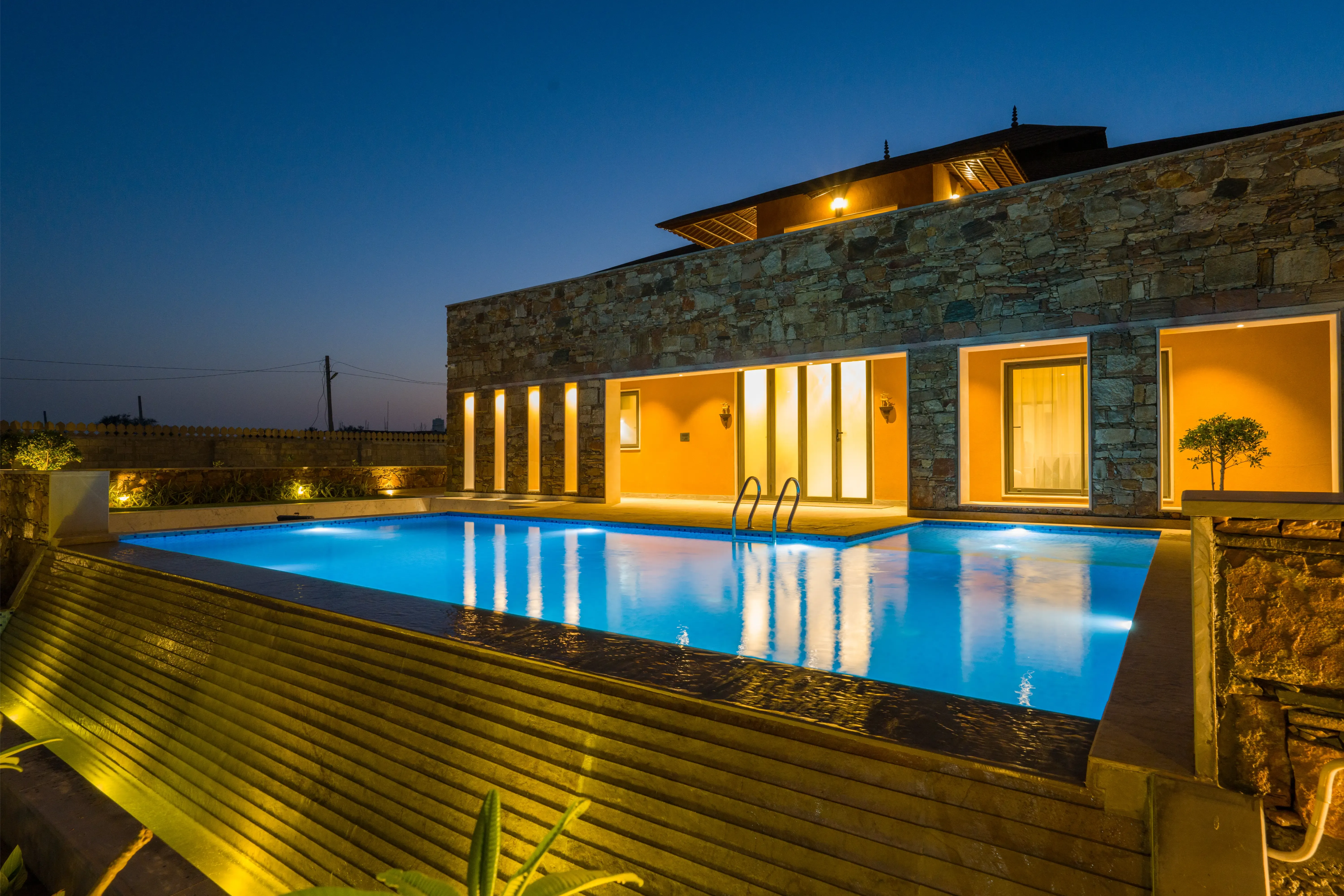 Kanota Retreat Villa, Jaipur - Outdoor Pool Area