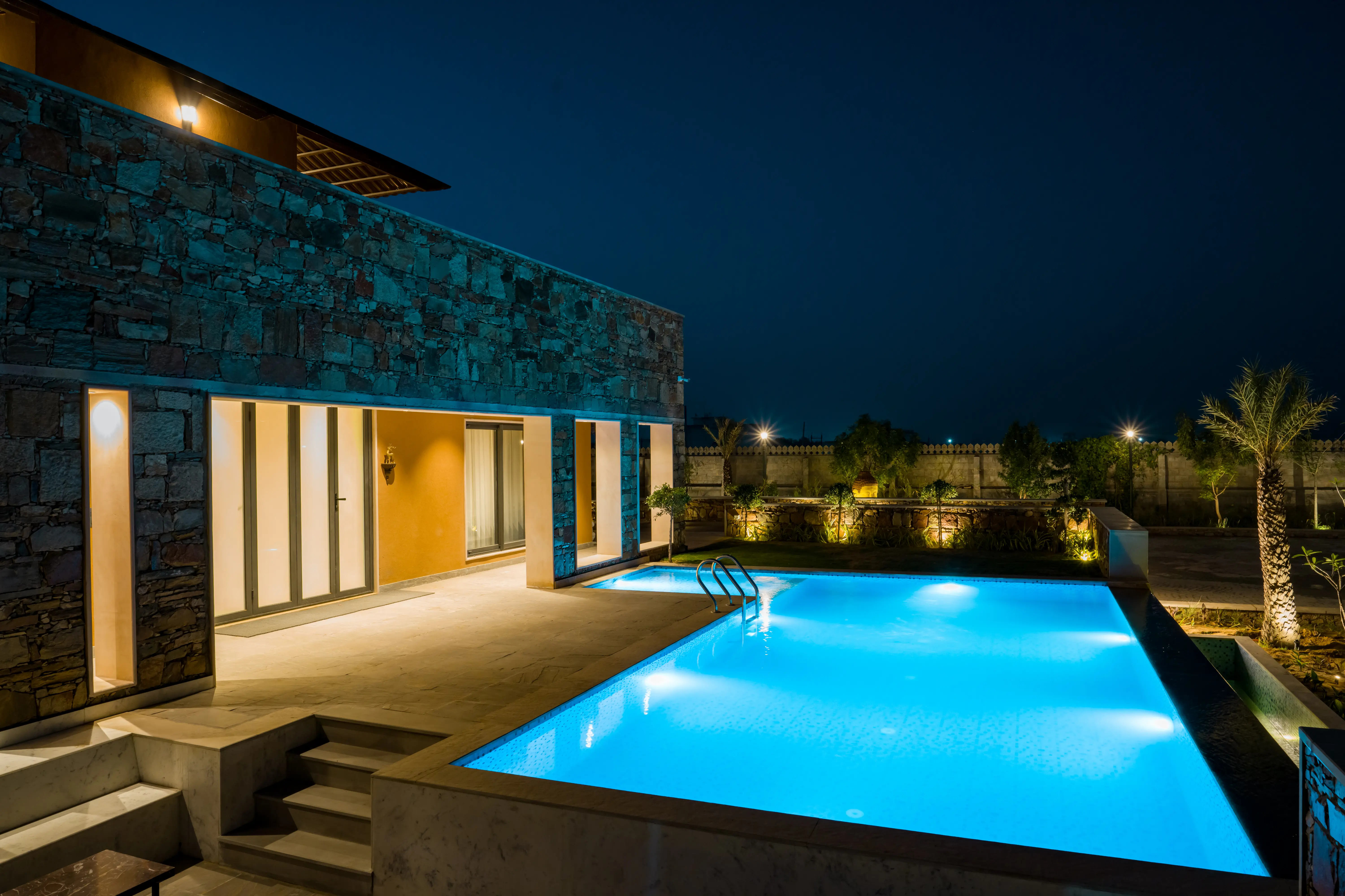 Kanota Retreat Villa, Jaipur - Outdoor Pool Area