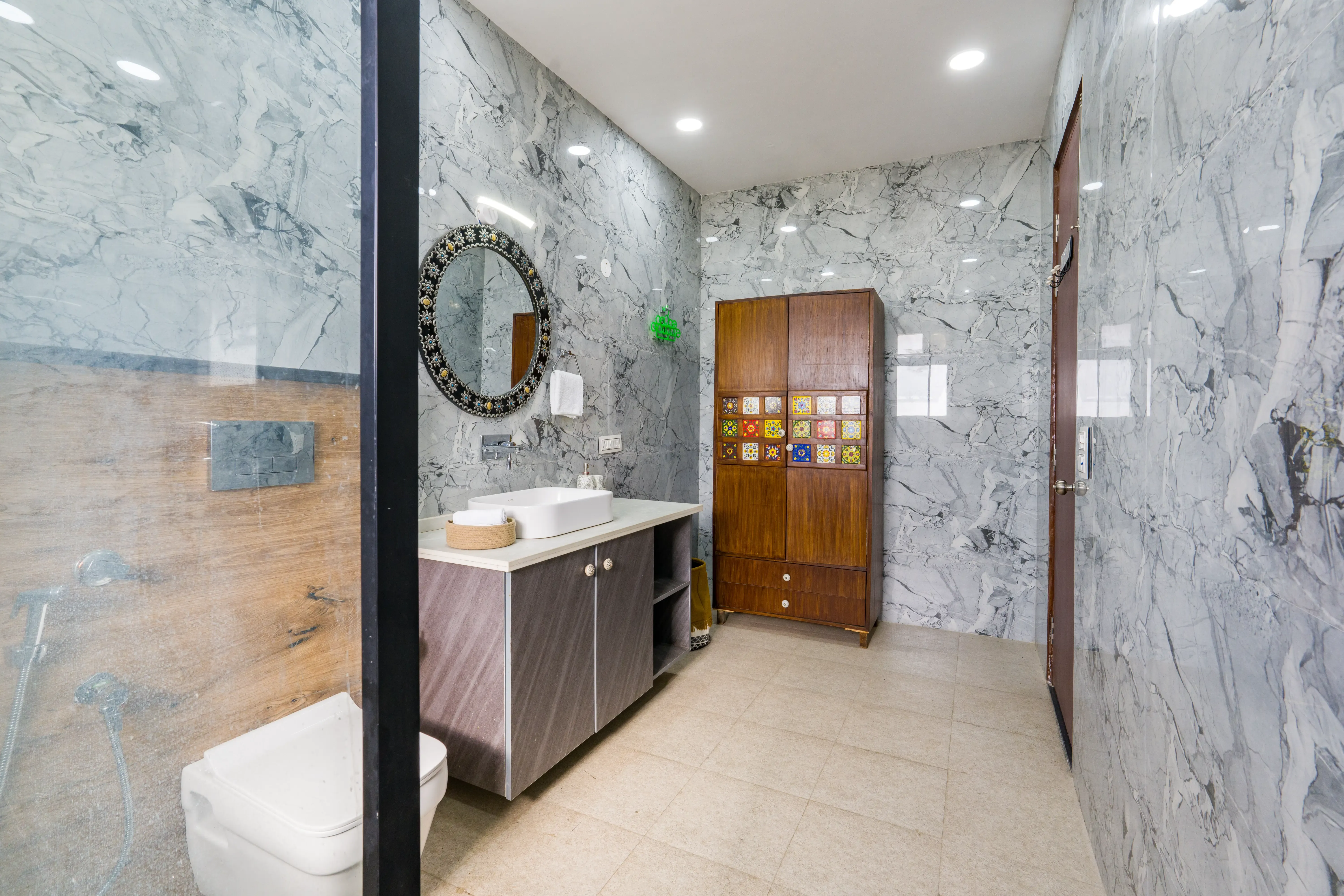 AdhiVa Retreat Farmhouse, Delhi NCR - Bathroom