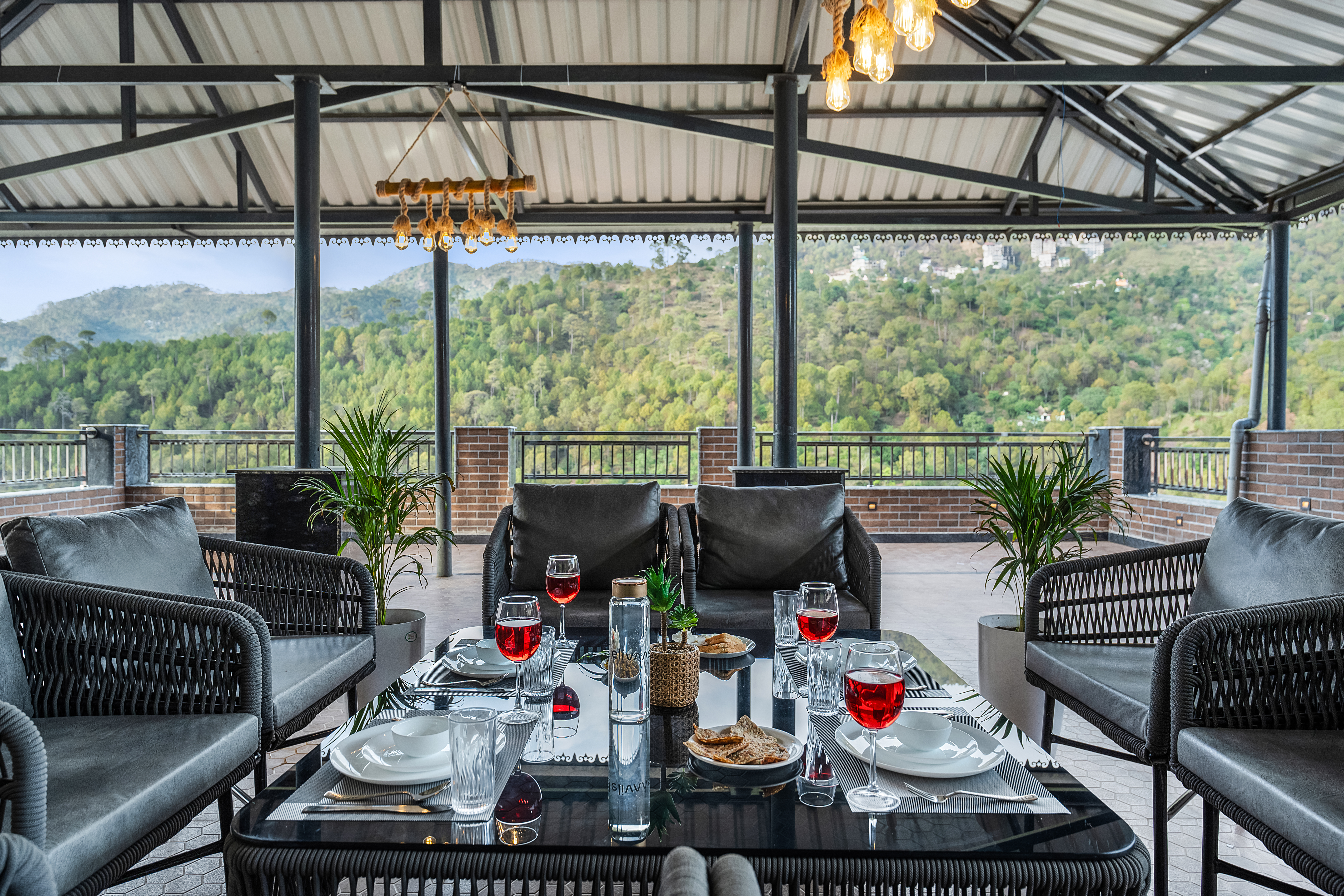 Outdoor seating area