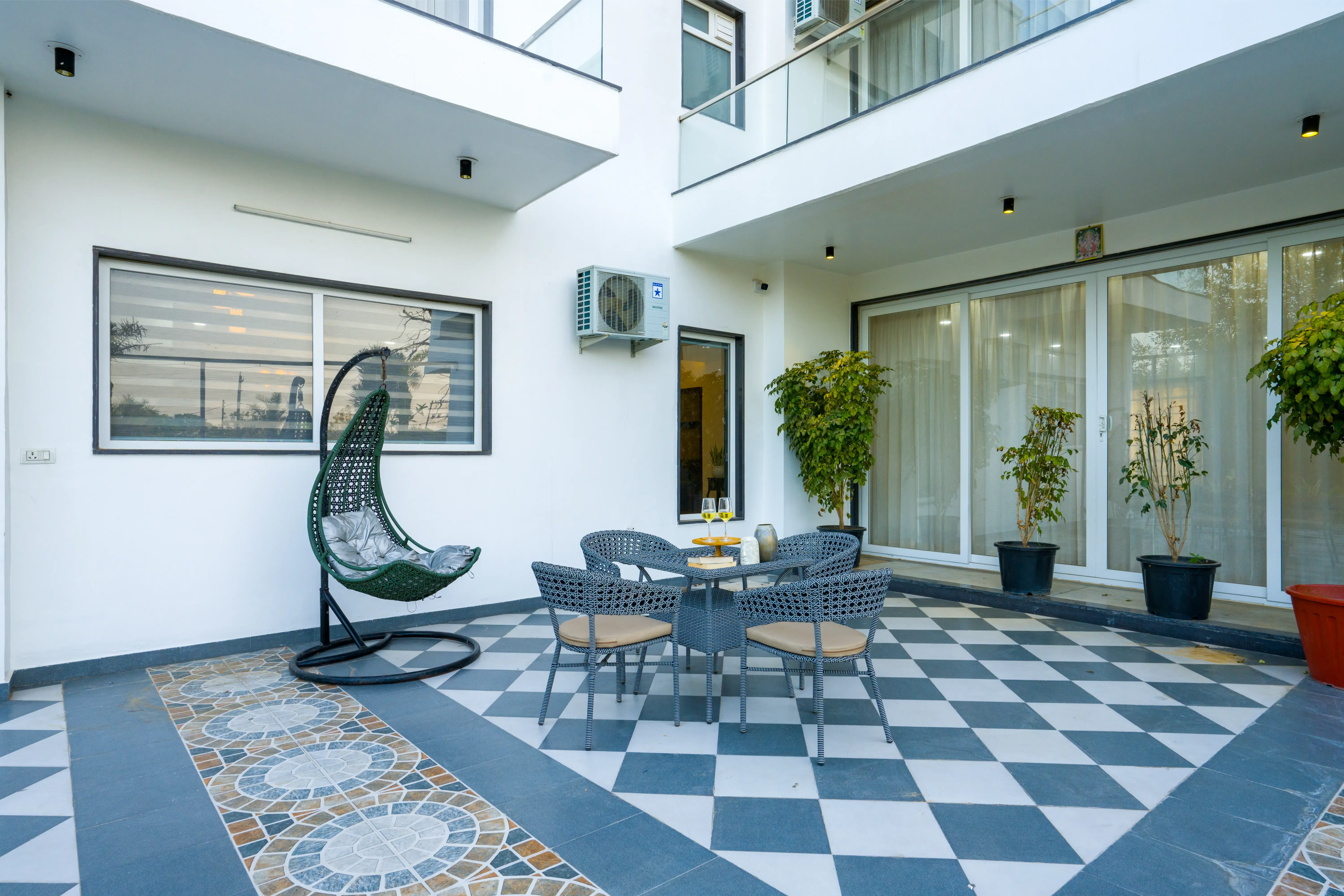 AdhiVa Retreat Farmhouse, Delhi NCR - Sit-out Area