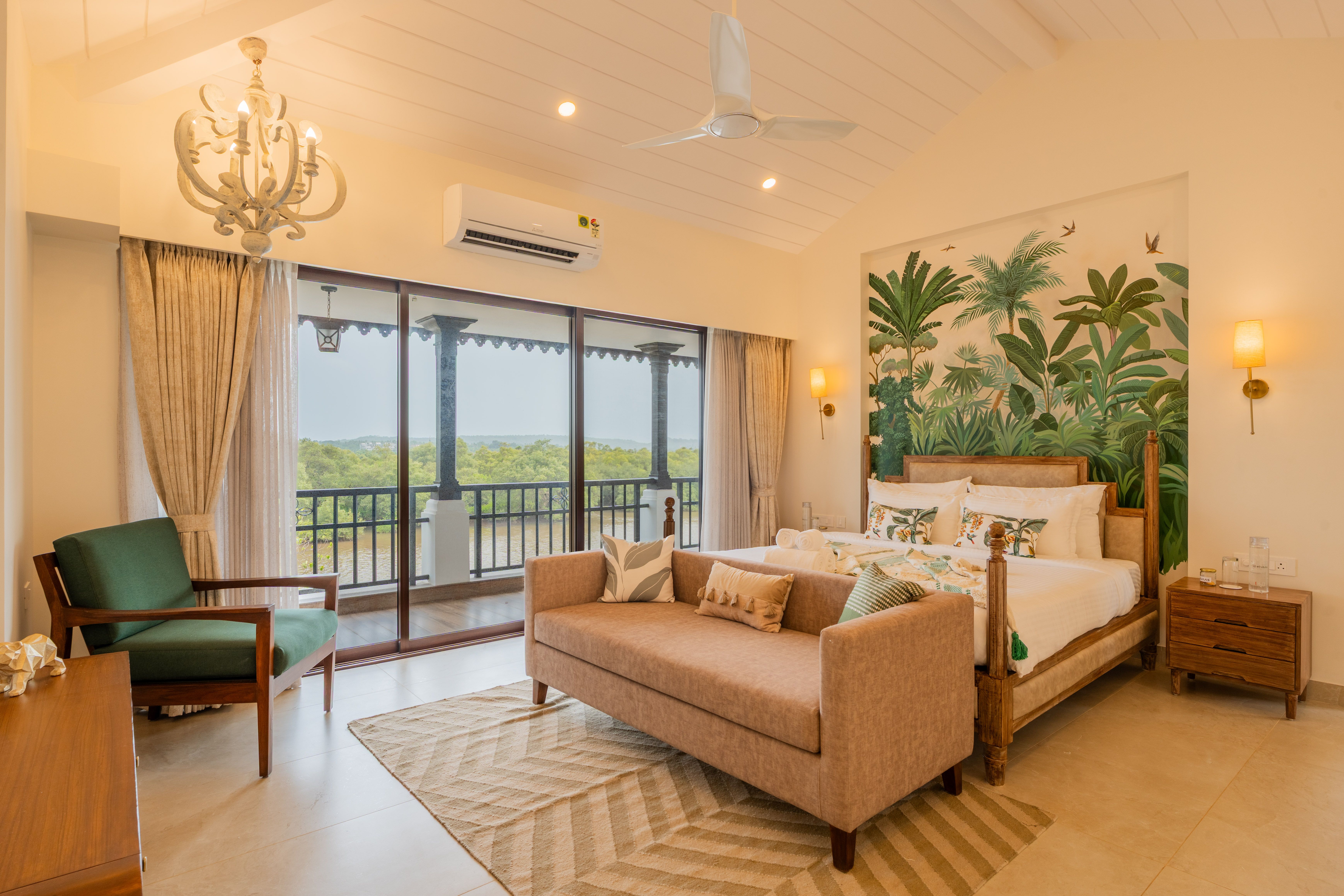 Bedroom-1- The Lush Retreat_Villa_Fleuve_North_Goa