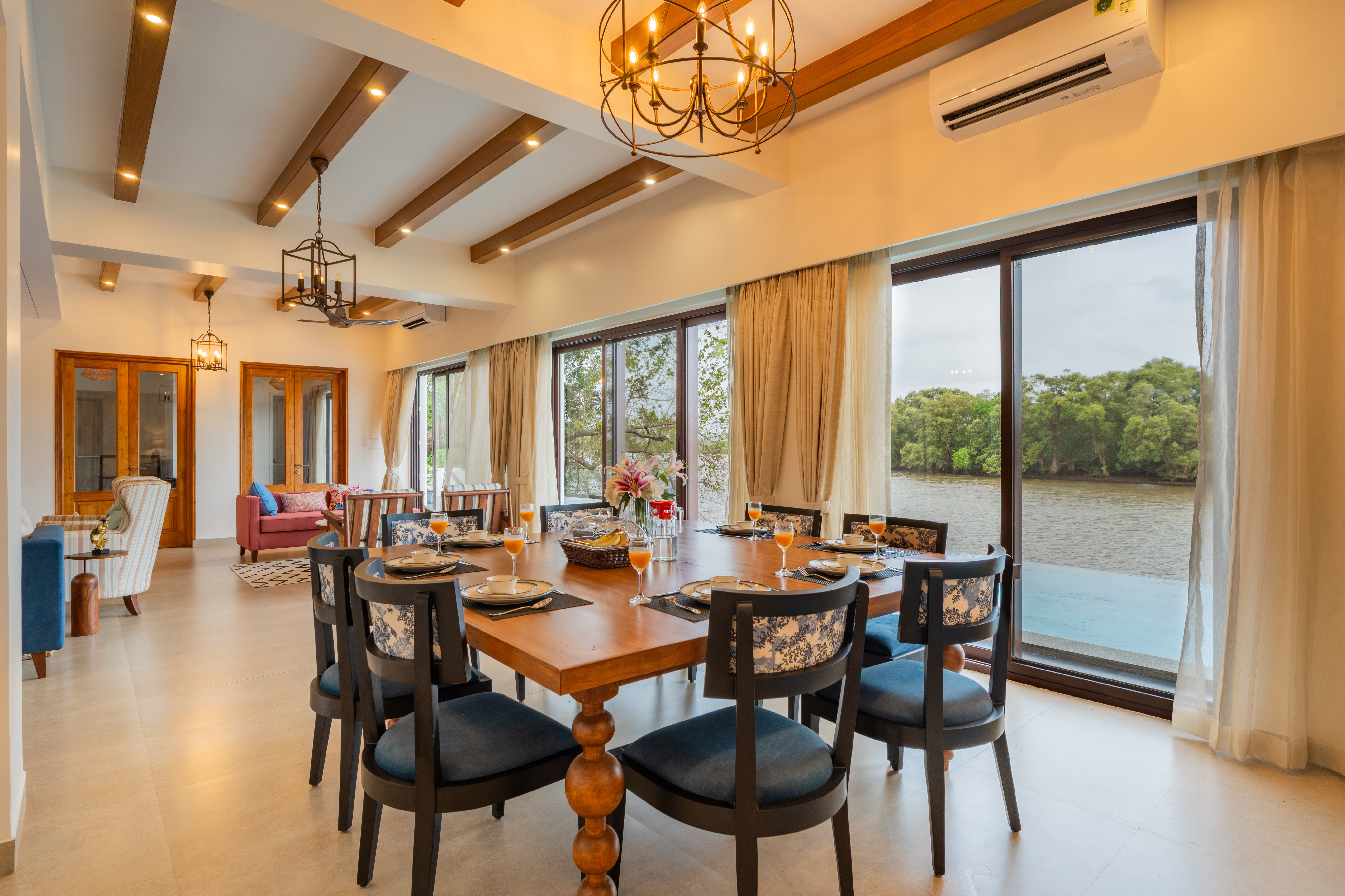 Dining Space- River's Edge Bistro_Villa_Fleuve_North_Goa