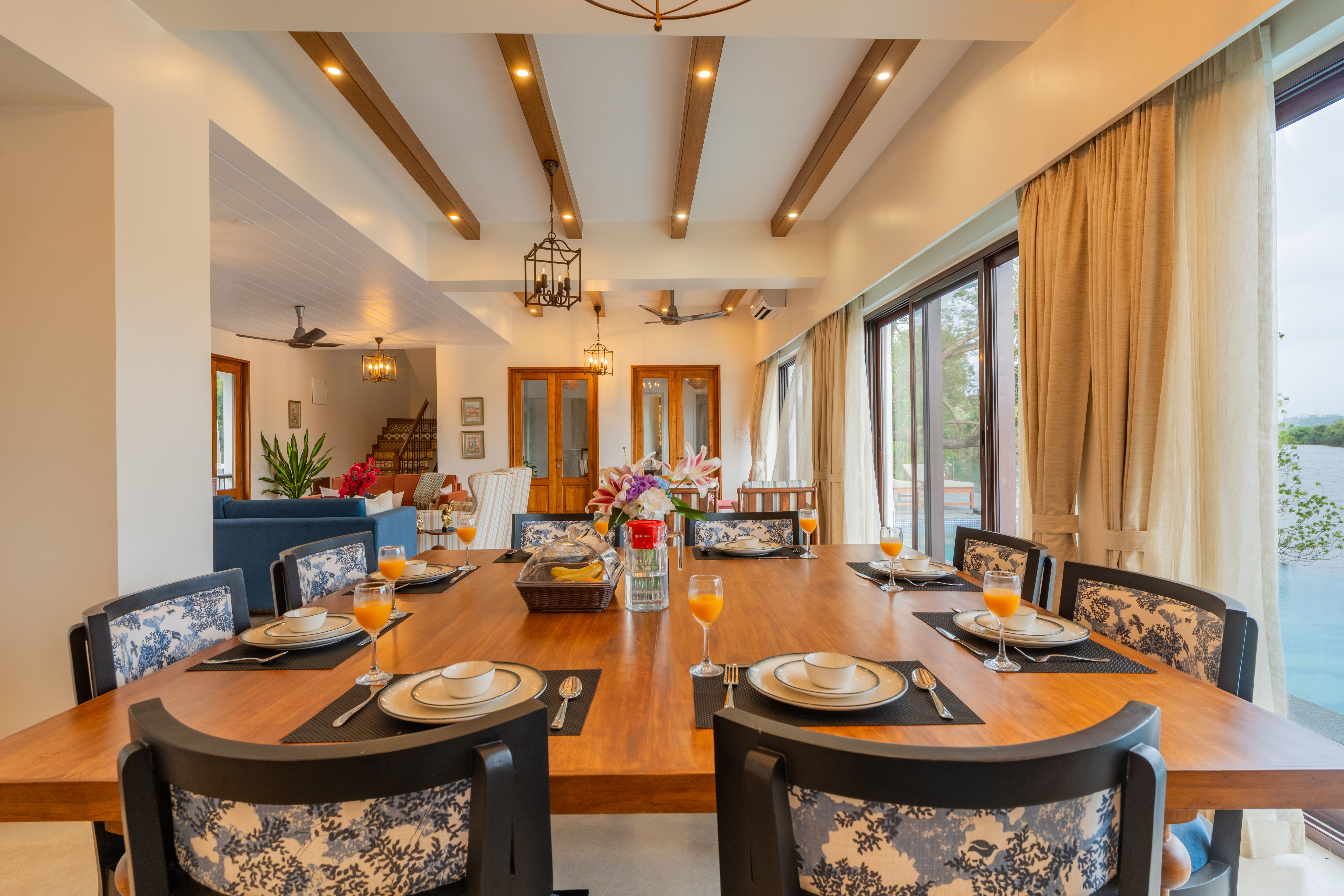 Dining Space- River's Edge Bistro_Villa_Fleuve_North_Goa