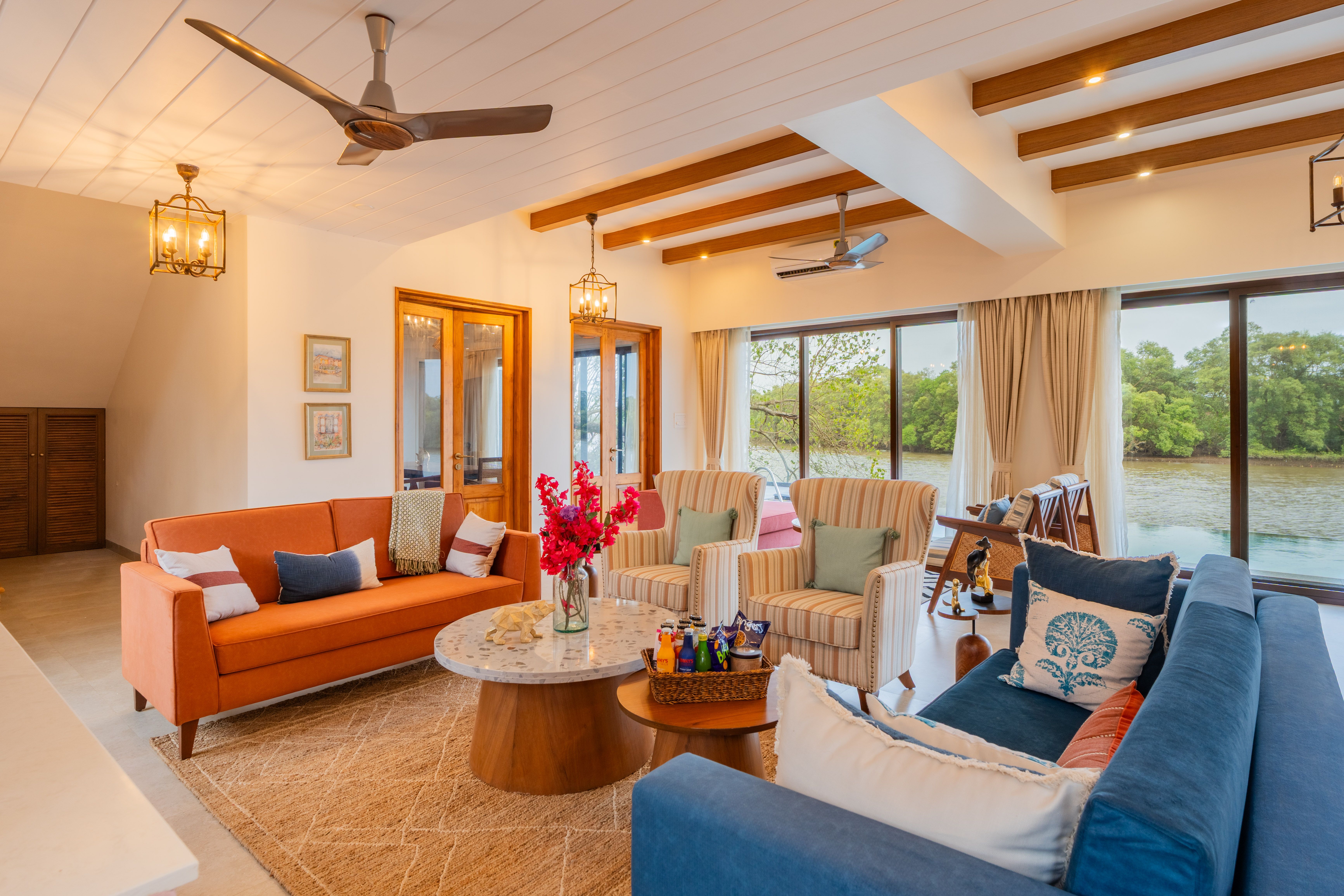 Living Area- Azure Reverie_Villa_Fleuve_North_Goa