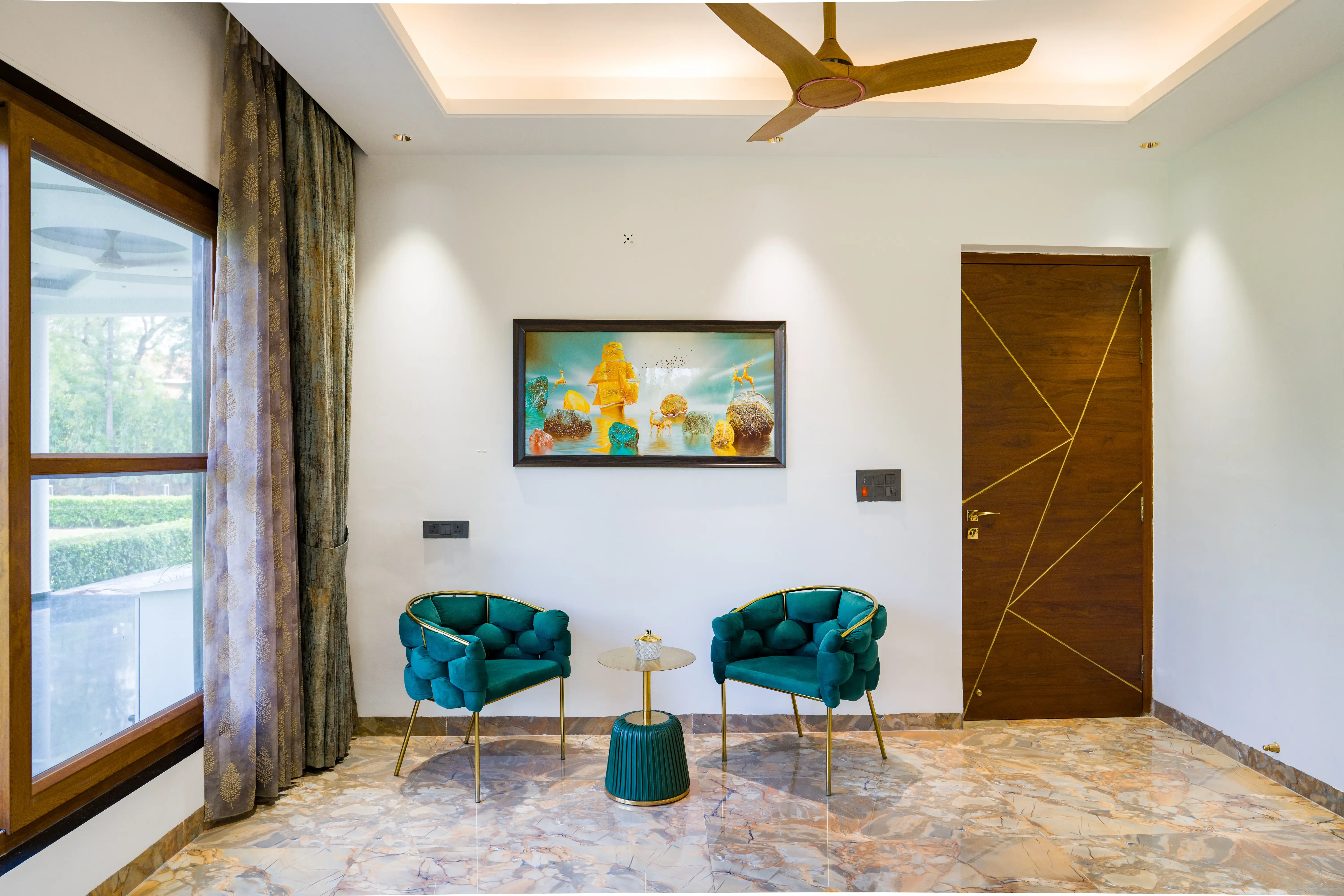 Sanisa Farm, Gurugram - Bedroom 2 chair 