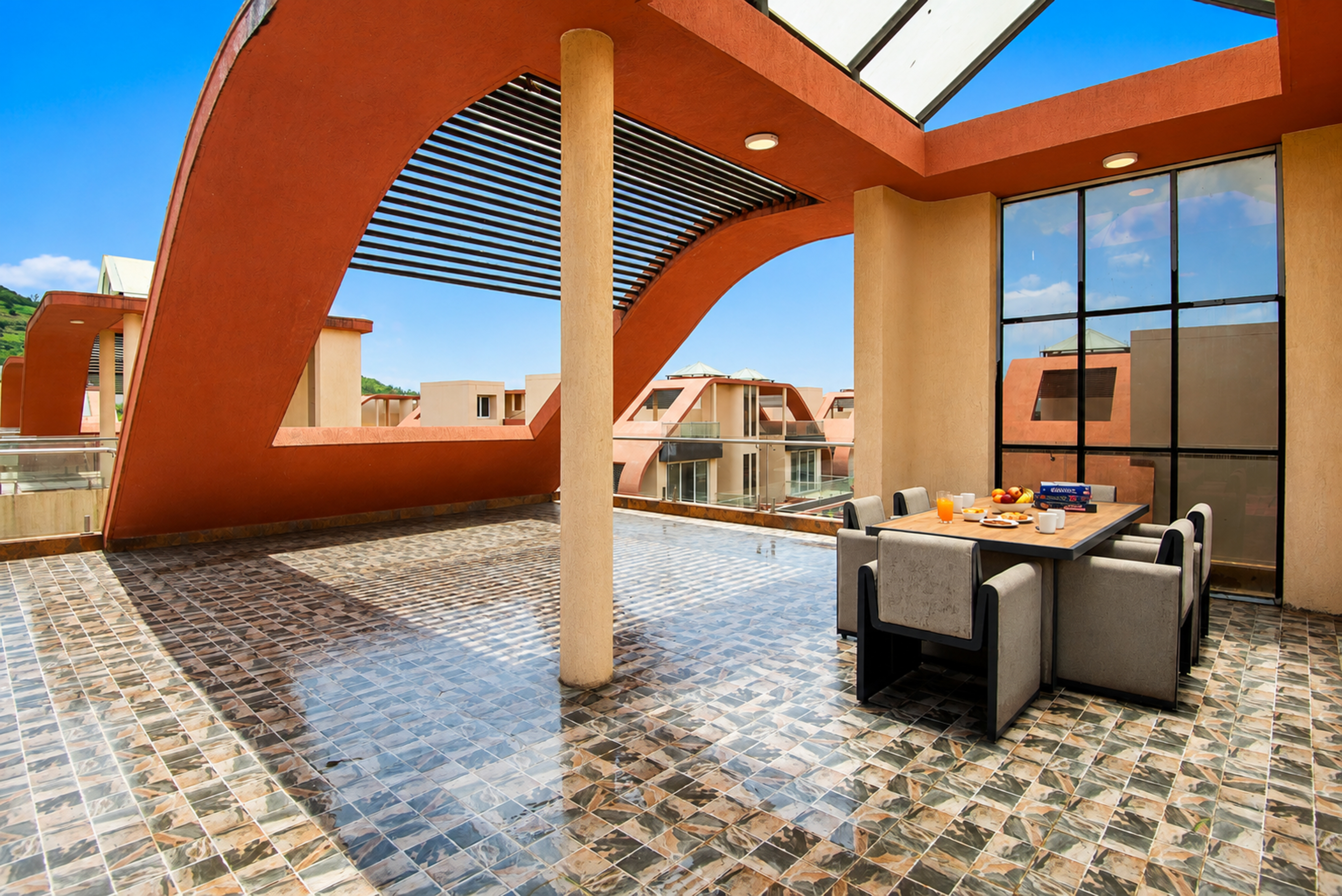 Luxurious 3 BHK Retreat with Private Pool, Jacuzzi Bedroom, Glass Canopy Terrace & Garden — photo 13