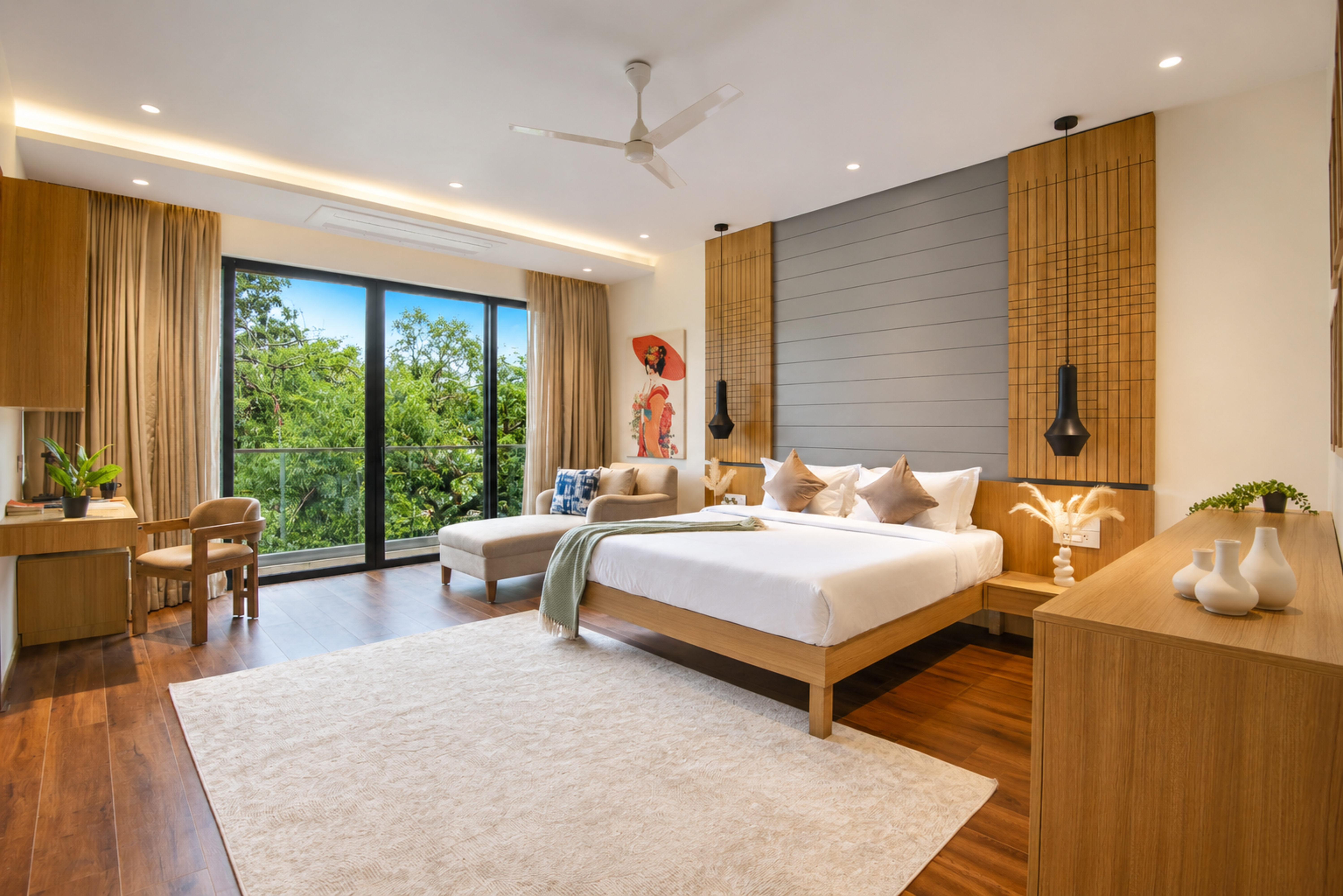 Japanese-Themed 4-BHK Villa with Private Pool, Open Terrace, Garden & Mountain-View Balcony — photo 12