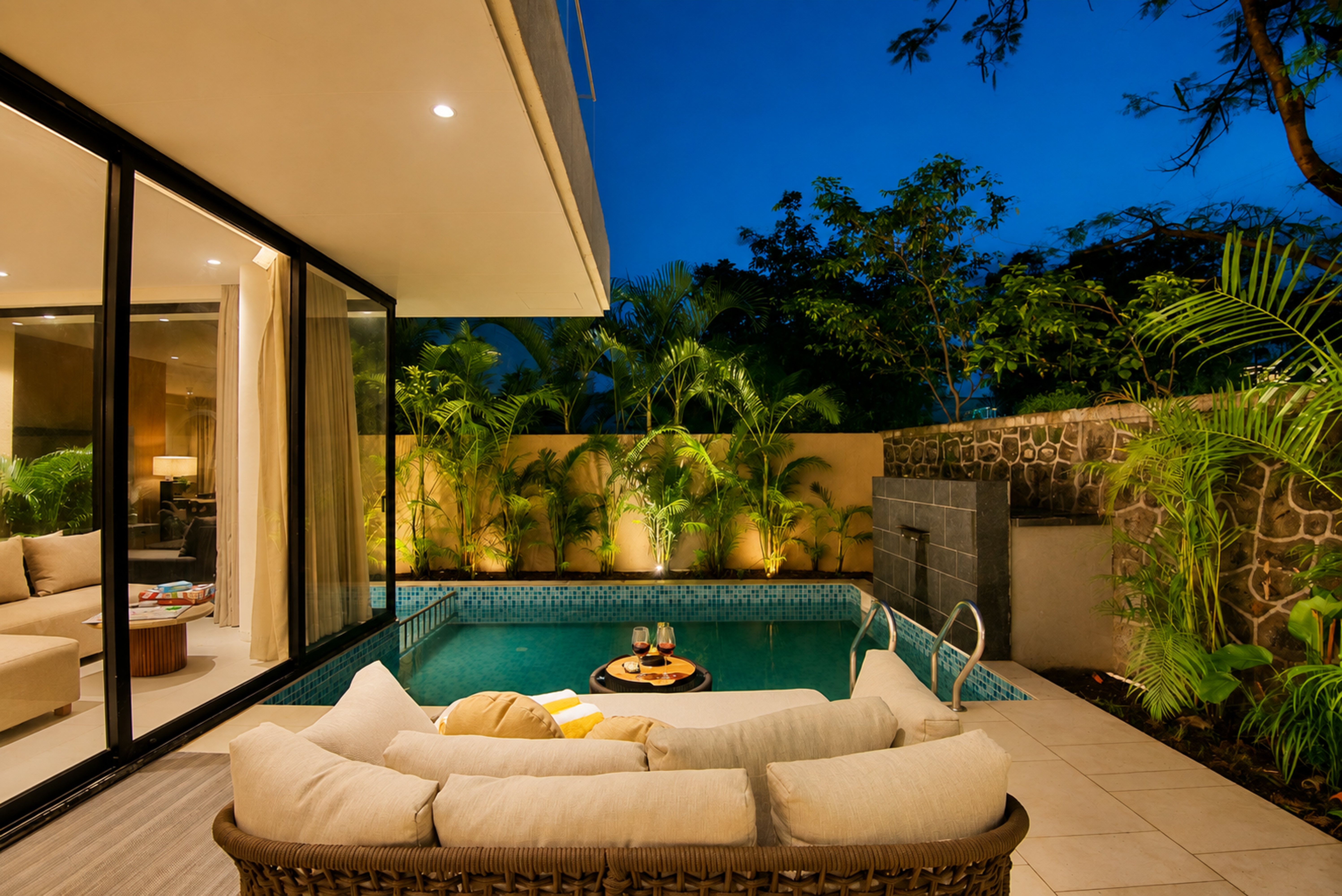 Japanese-Themed 4-BHK Villa with Private Pool, Open Terrace, Garden & Mountain-View Balcony — photo 30