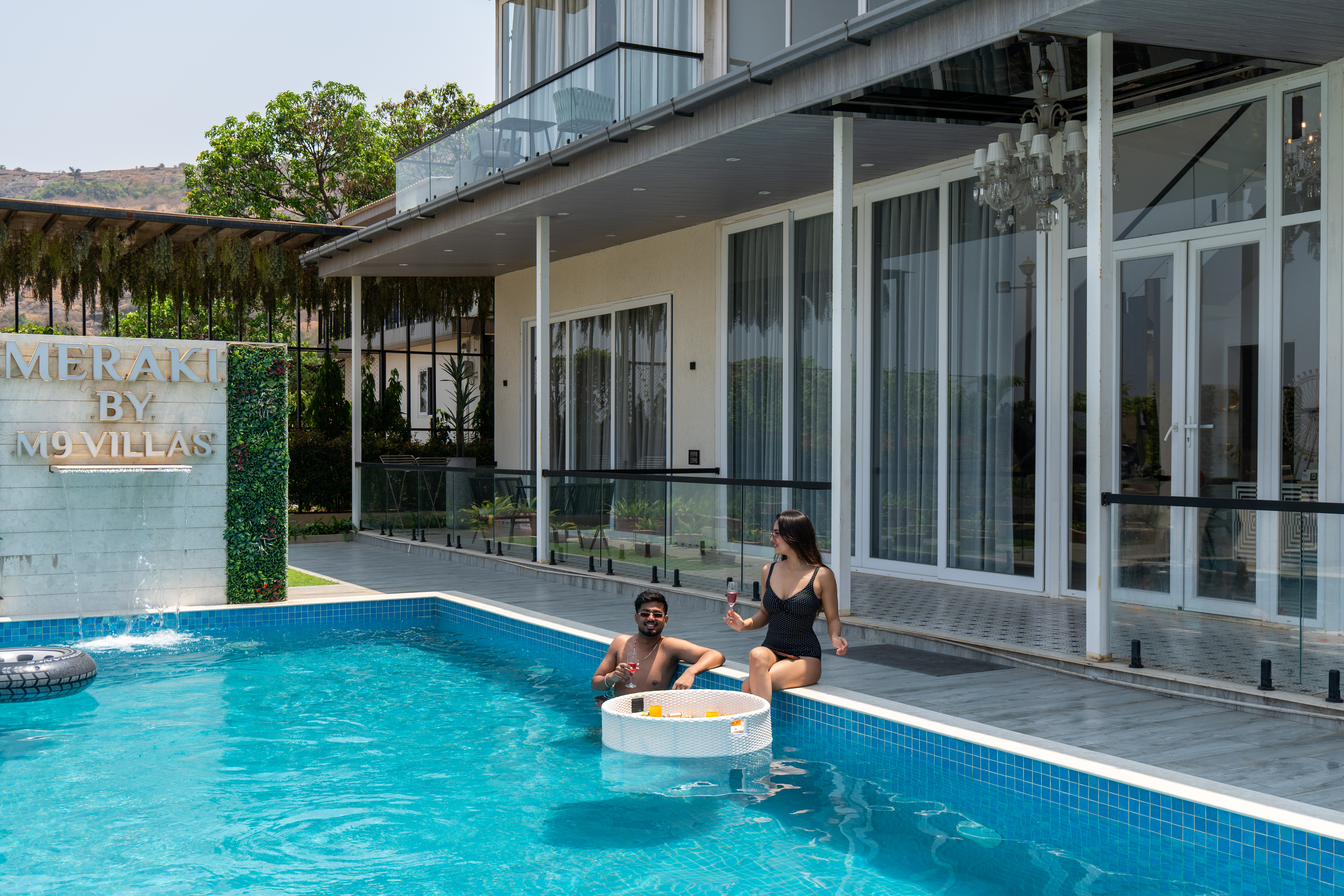 Pool experience shot