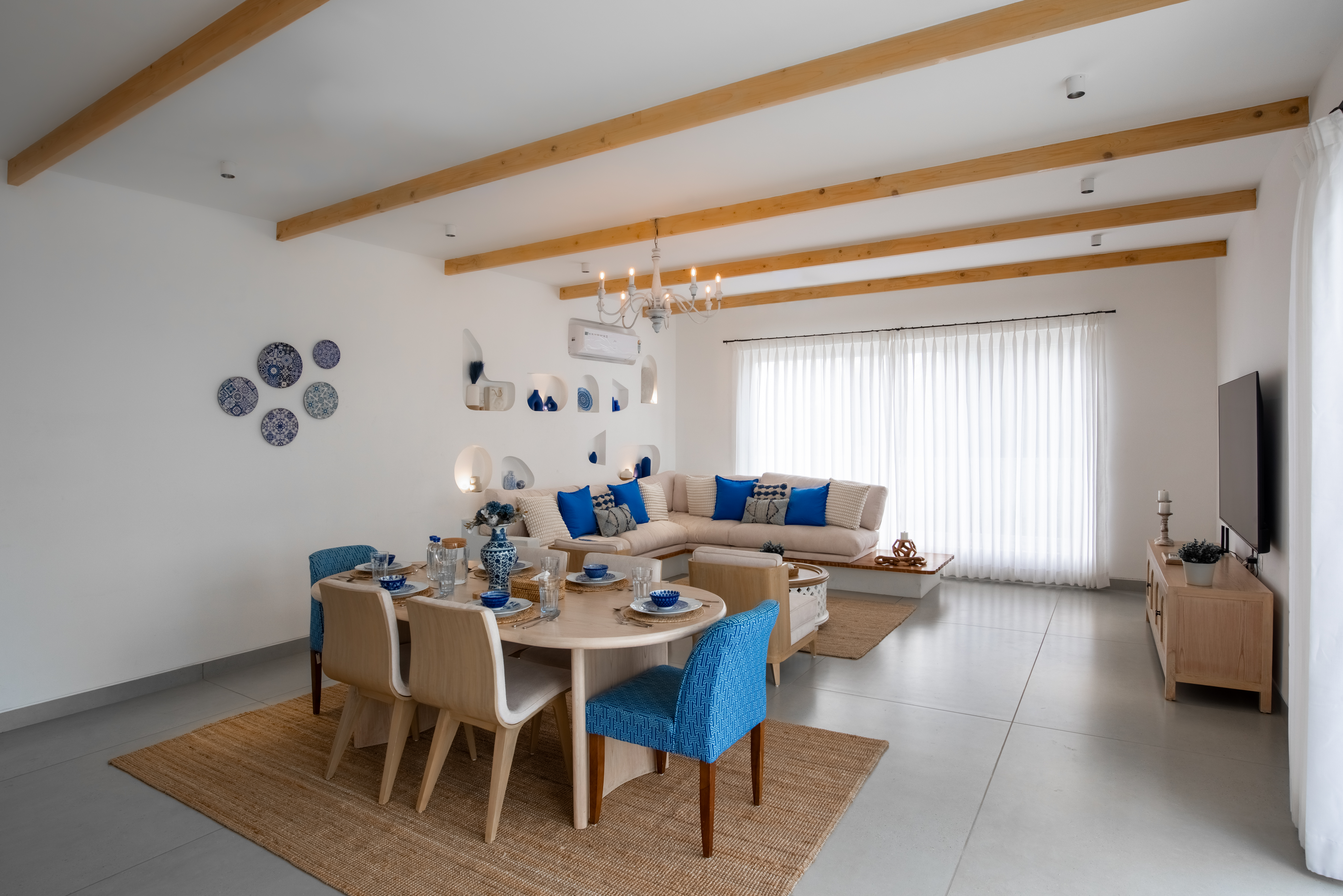 Greek Style 2-BHK Villa with Private Swimming Pool, Water Slide, Garden, Open Shower, Jacuzzi, Bathtub & Beach Views — photo 21