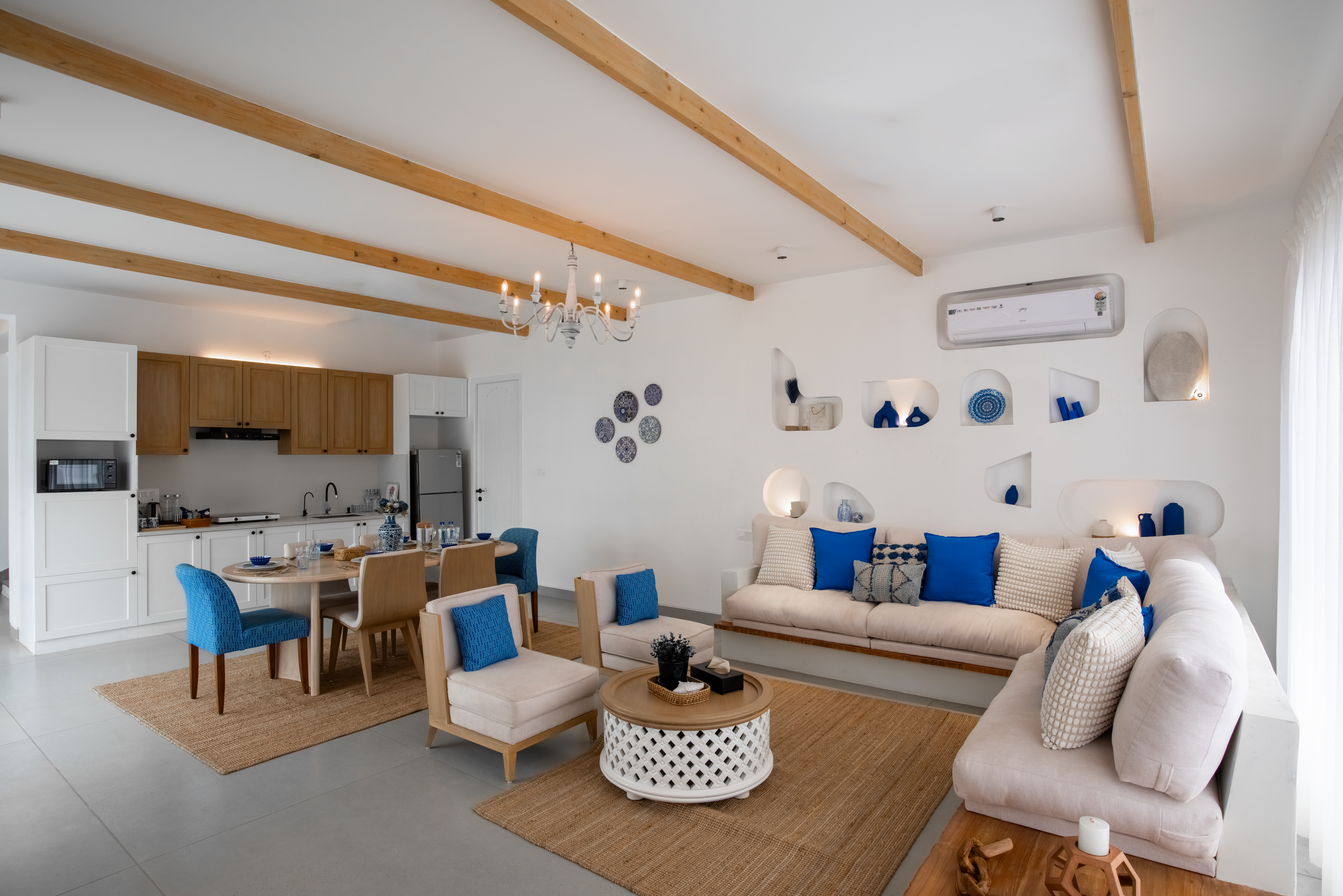 Greek Style 2-BHK Villa with Private Swimming Pool, Water Slide, Garden, Open Shower, Jacuzzi, Bathtub & Beach Views — photo 20