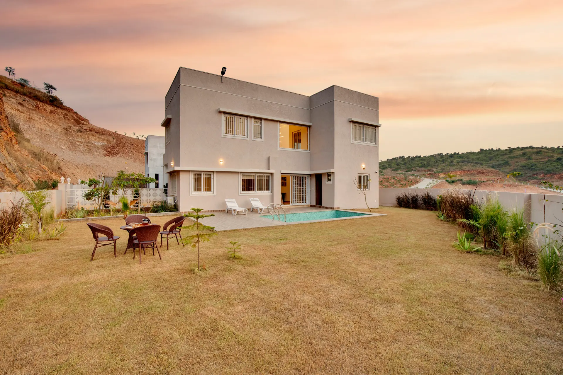 Shourya Bliss | 3-BHK | Pvt Pool & Garden | Scenic Views - Image 5