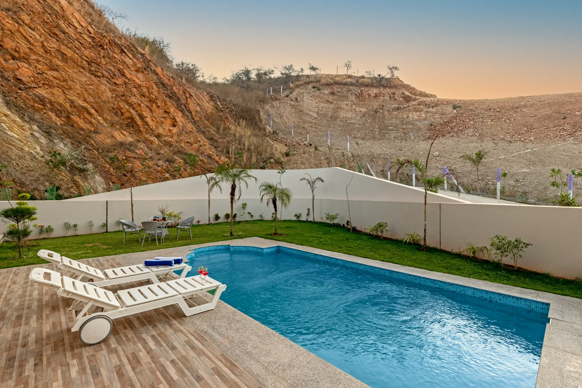 Shourya Eden | 3-BHK | Pvt Pool & Garden | Scenic Views - Image 3
