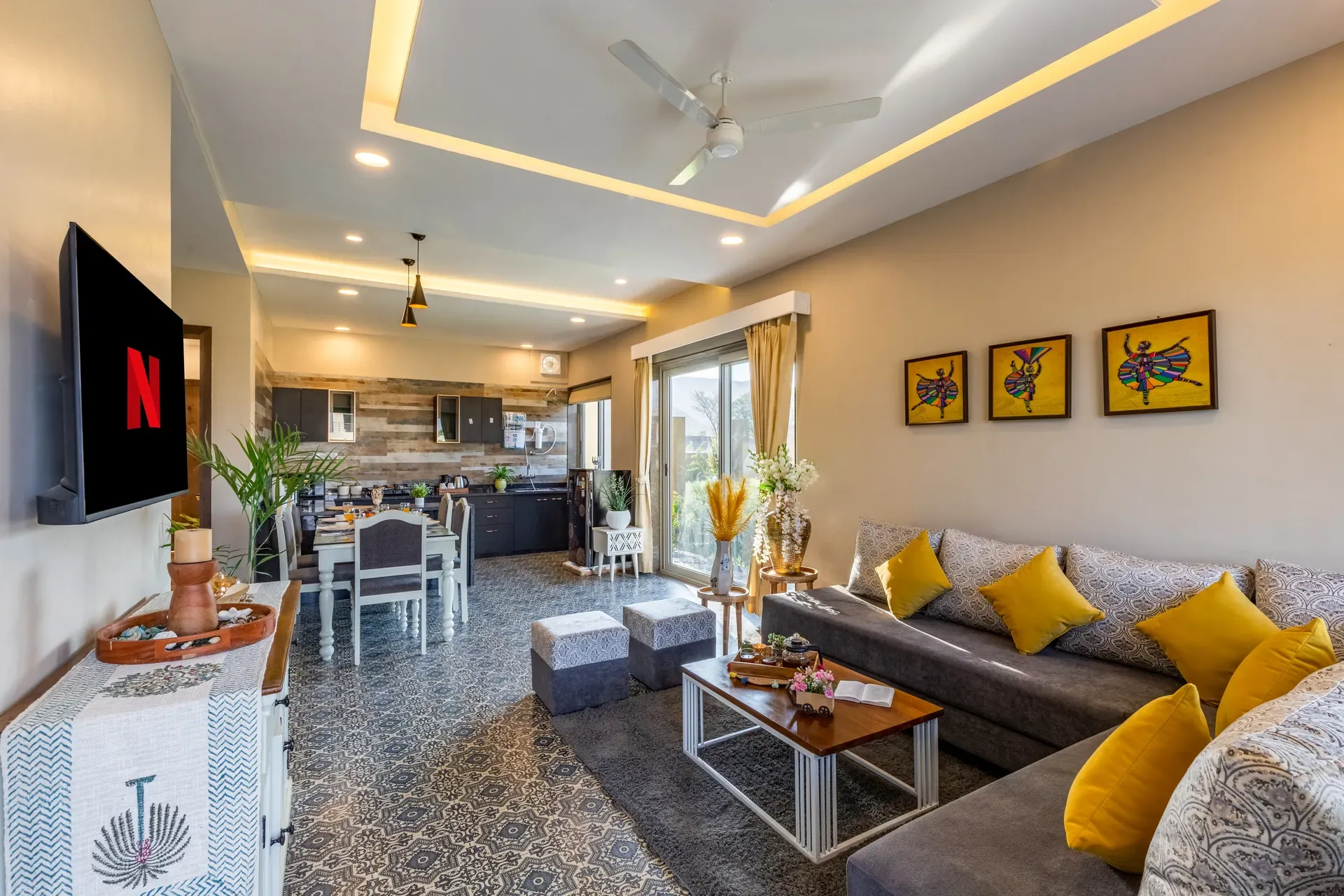 Heaven in Hills Kahili Villa, Udaipur - Living Room