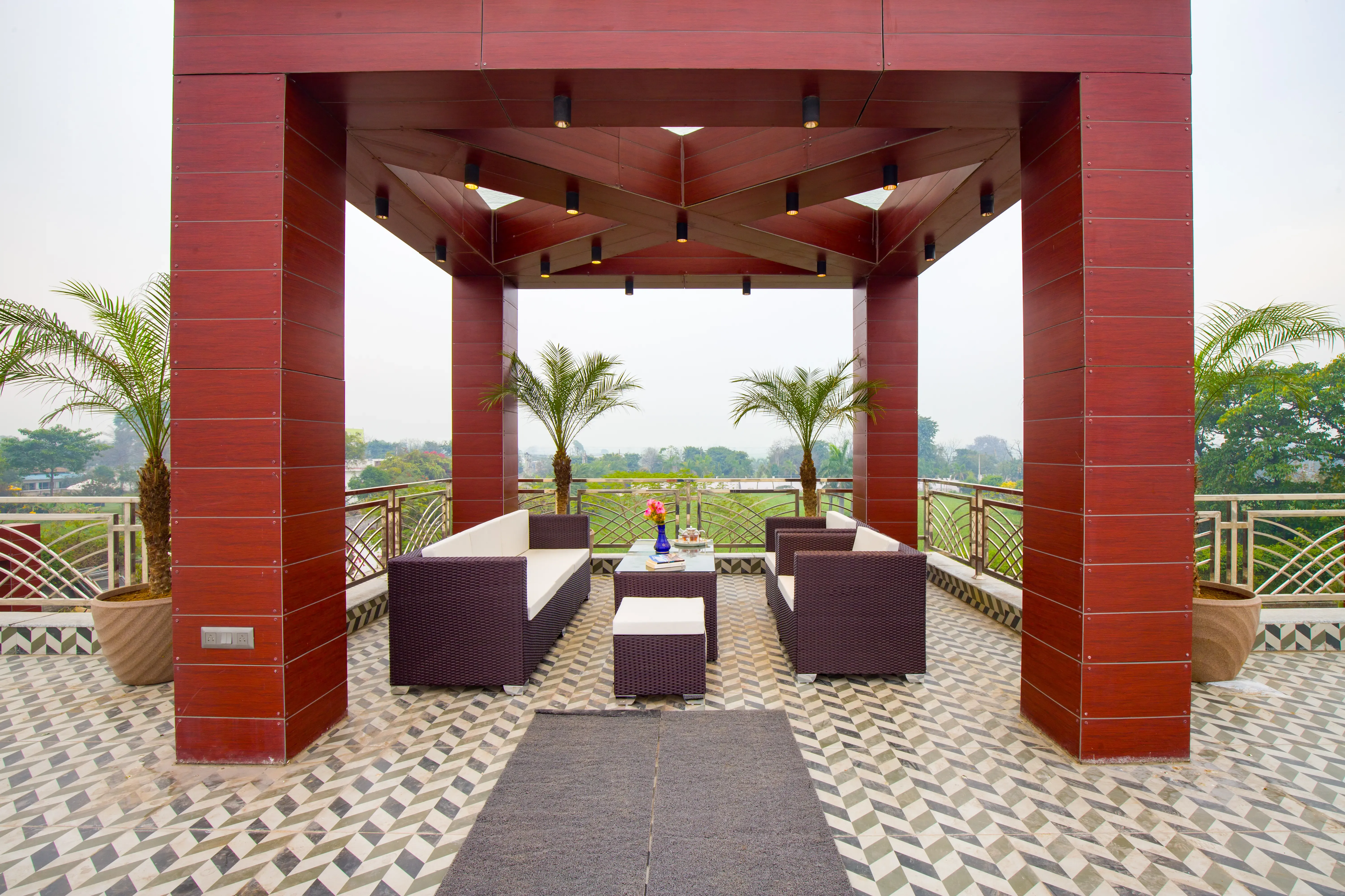 Outdoor sitting area