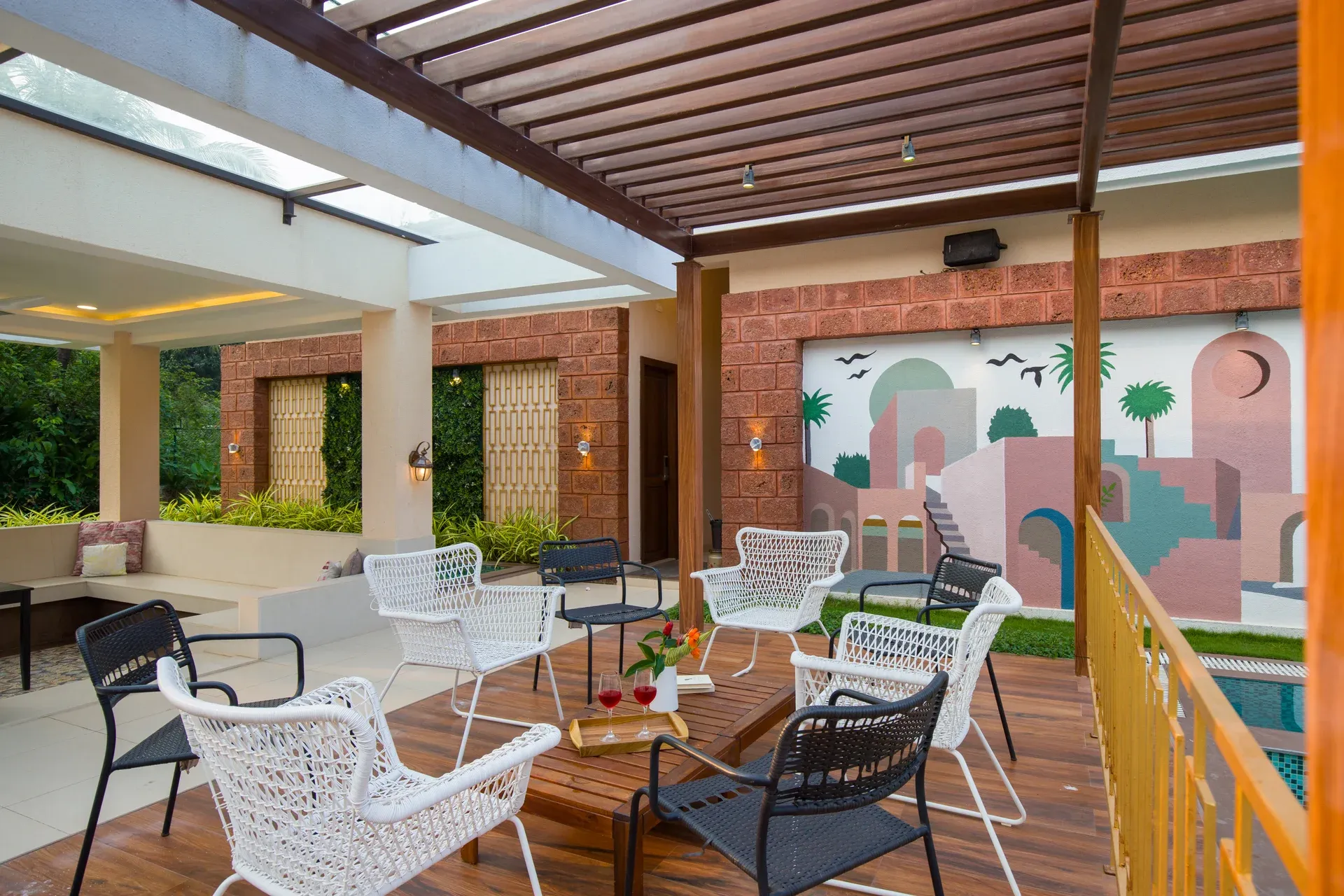 Liora Villa, Alibaug - Outdoor Seating