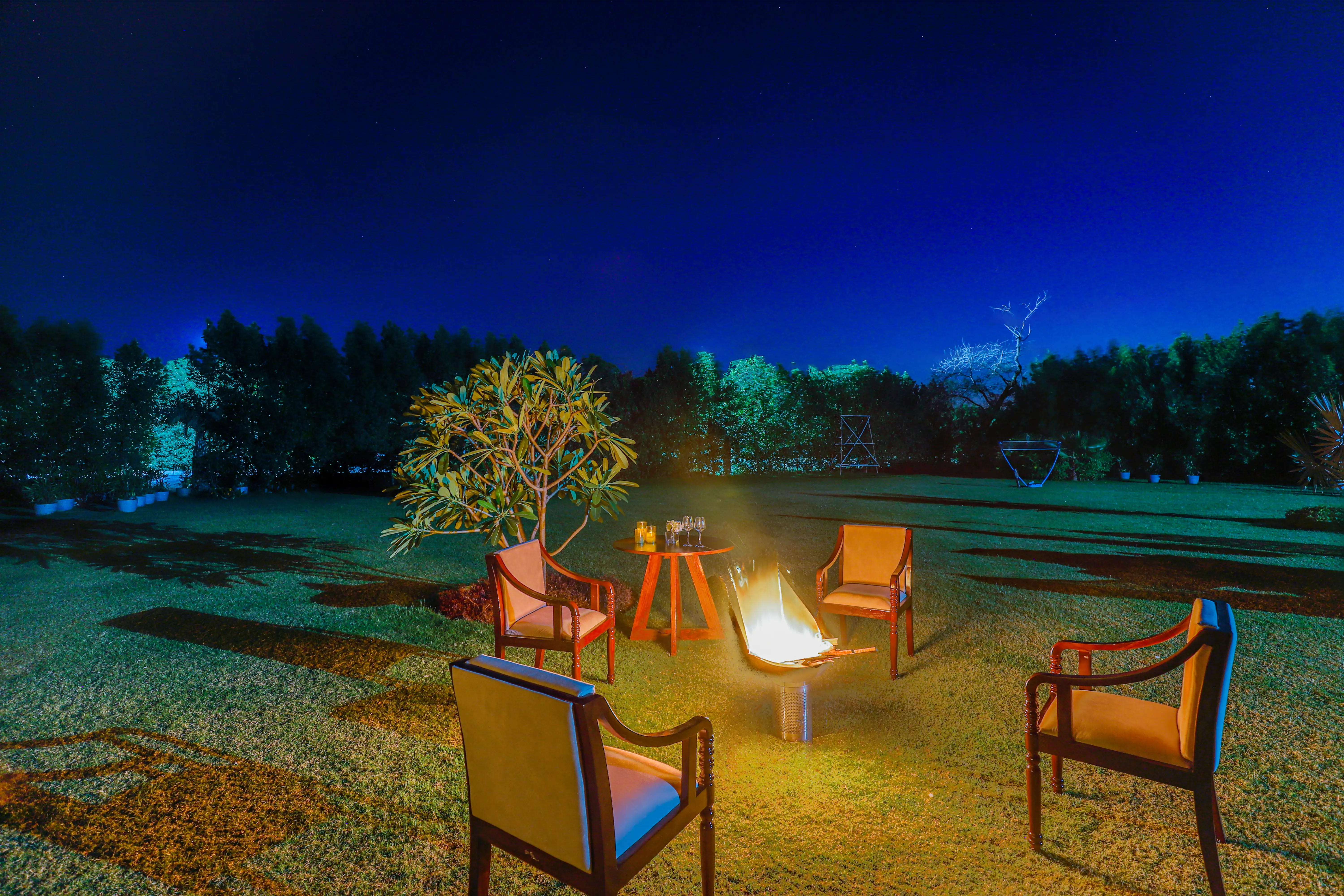 Riveira Hills, Alwar - Bonfire