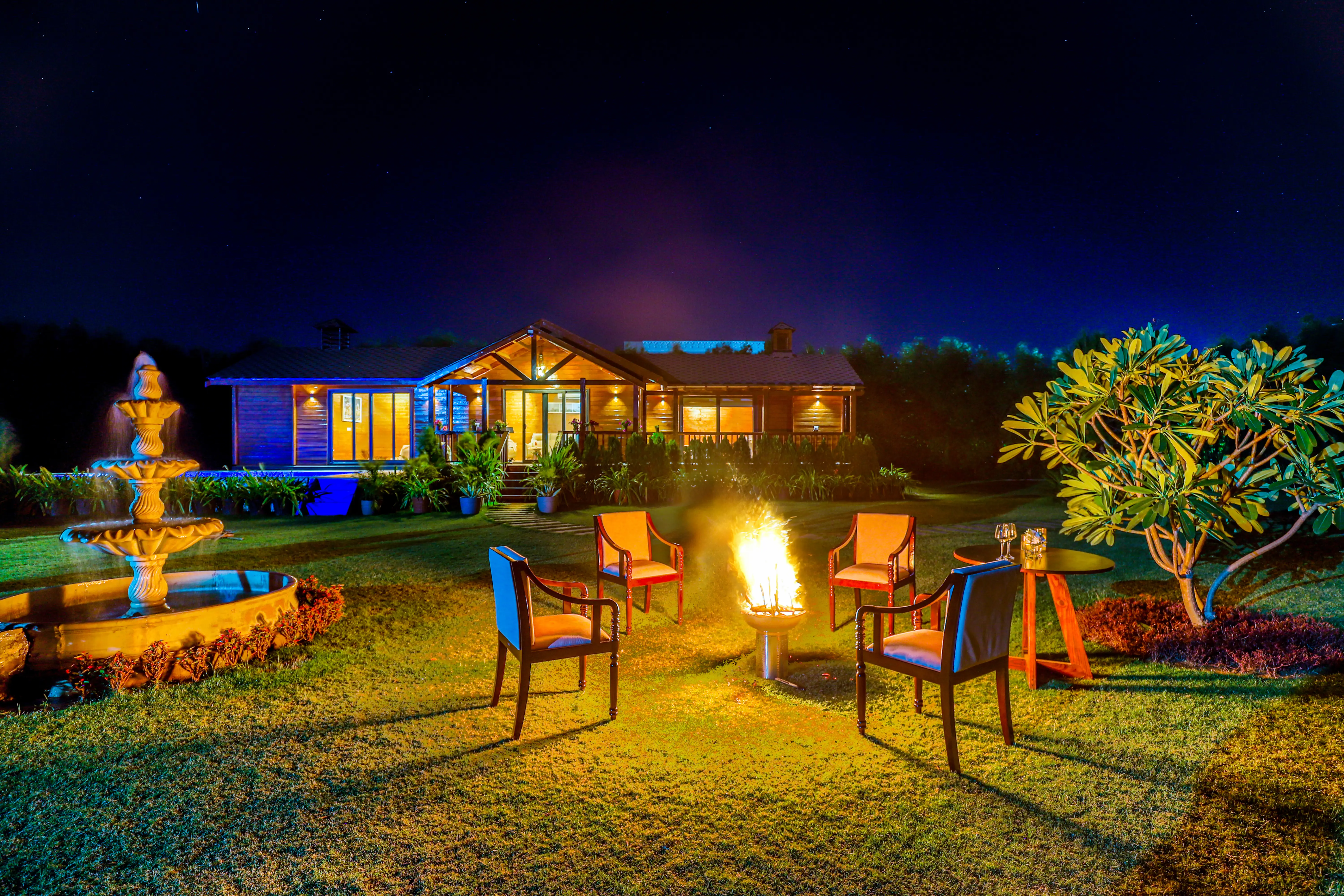 Riveira Hills, Alwar - Bonfire