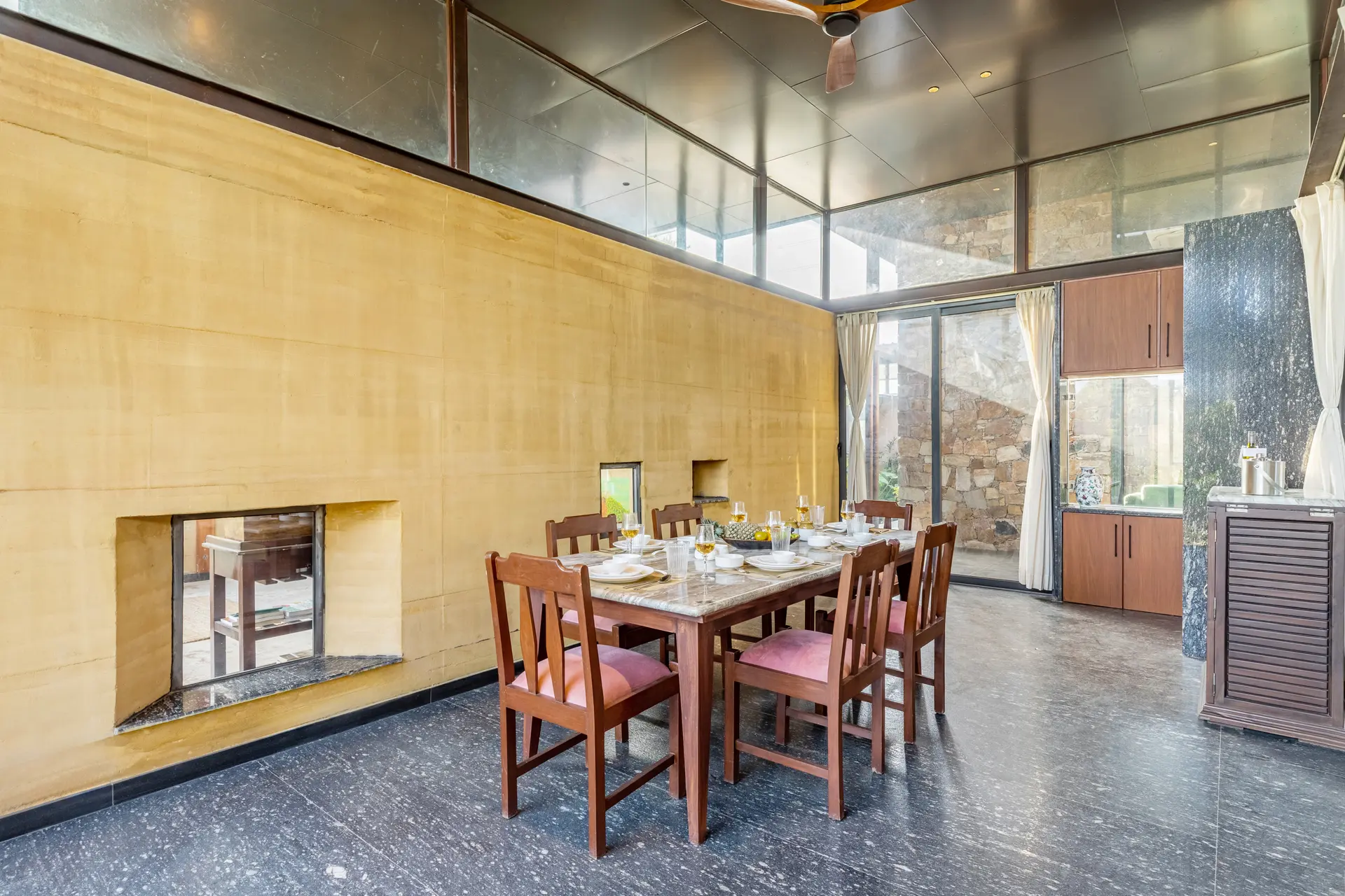Hari Bagh Villa, Jaipur - Dining area