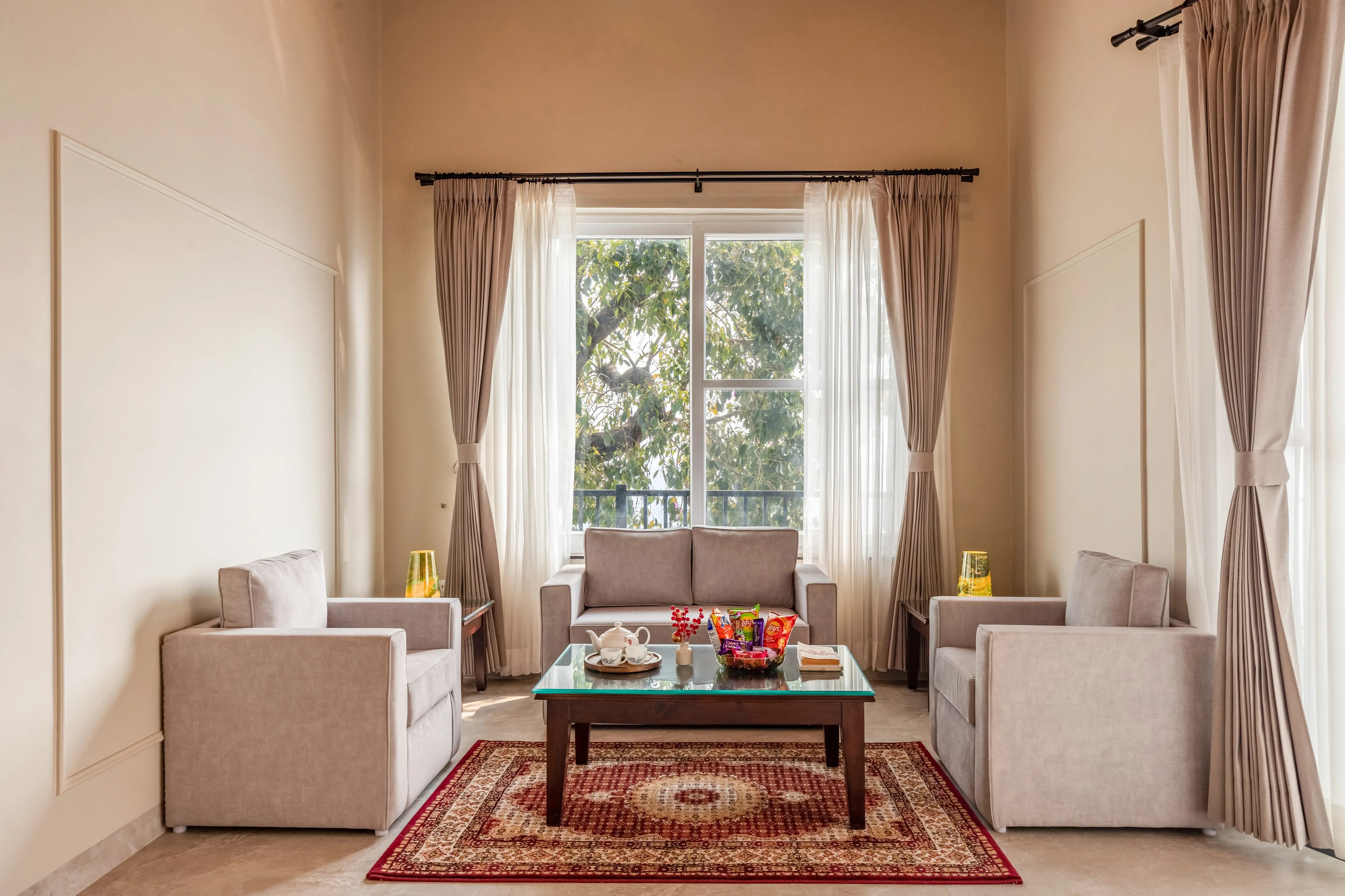 Twin Chalets Villa, Nainital - Living room 2