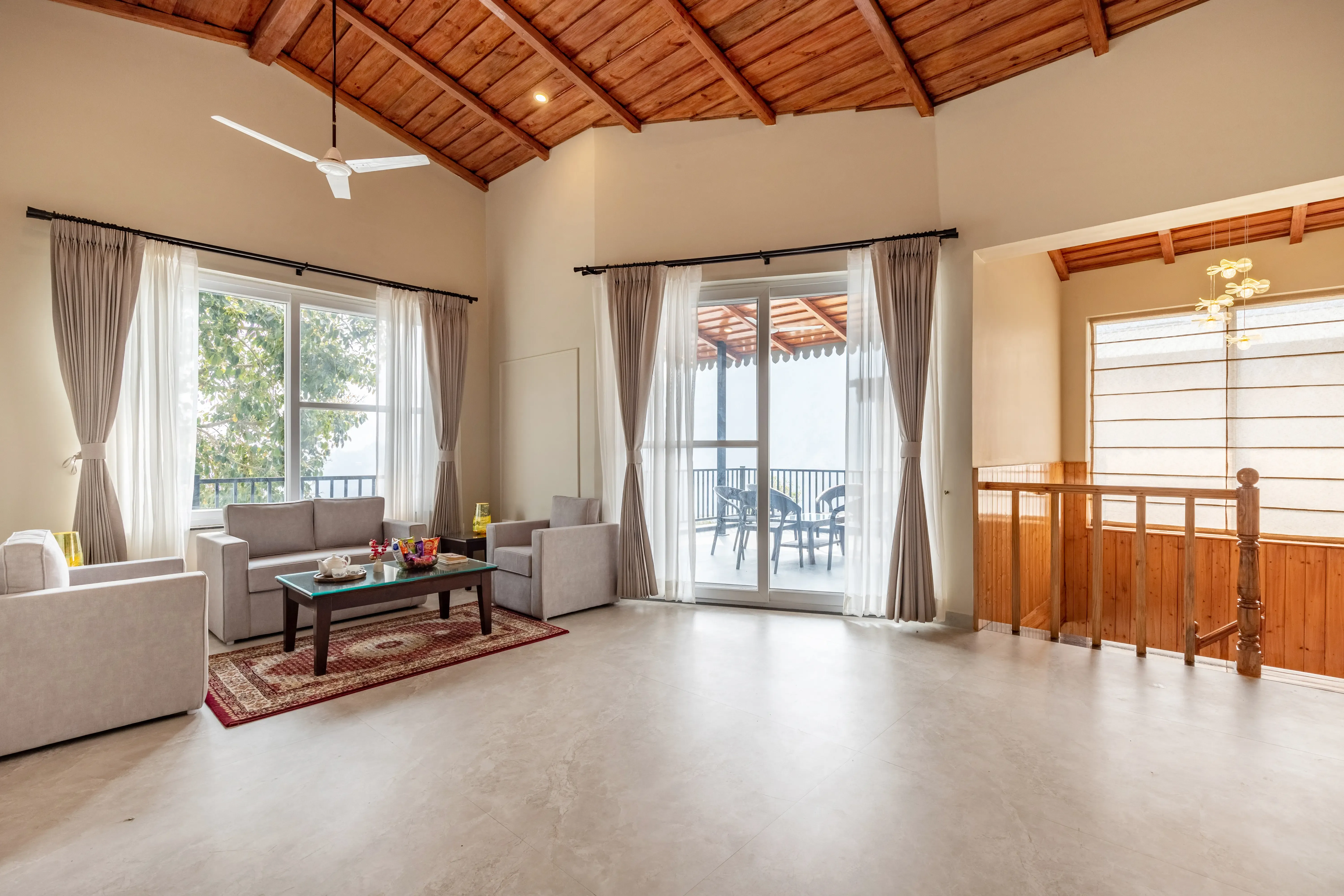 Twin Chalets Villa, Nainital - Living room 2