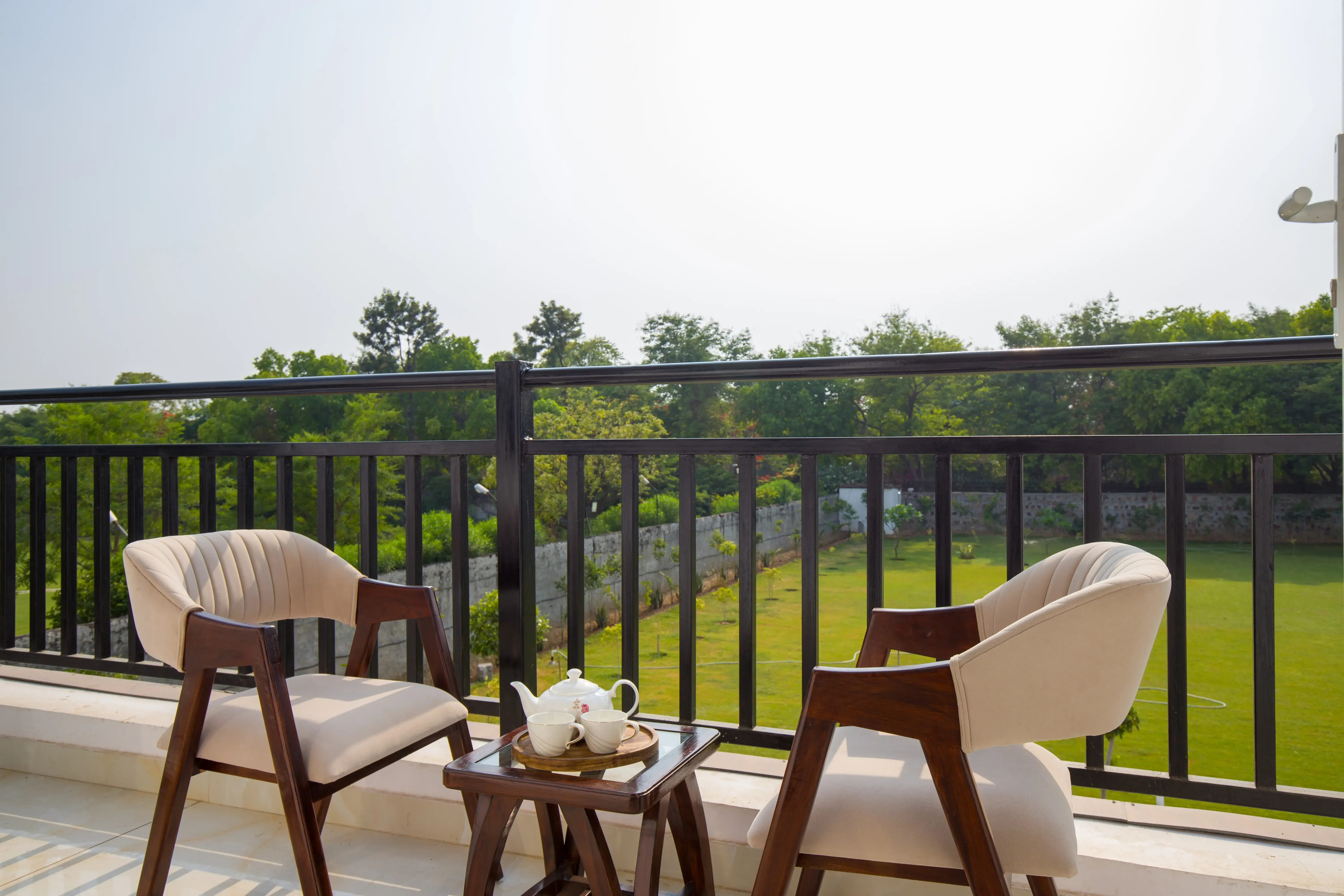 Amber Villa, Delhi NCR, Chair Room balcony