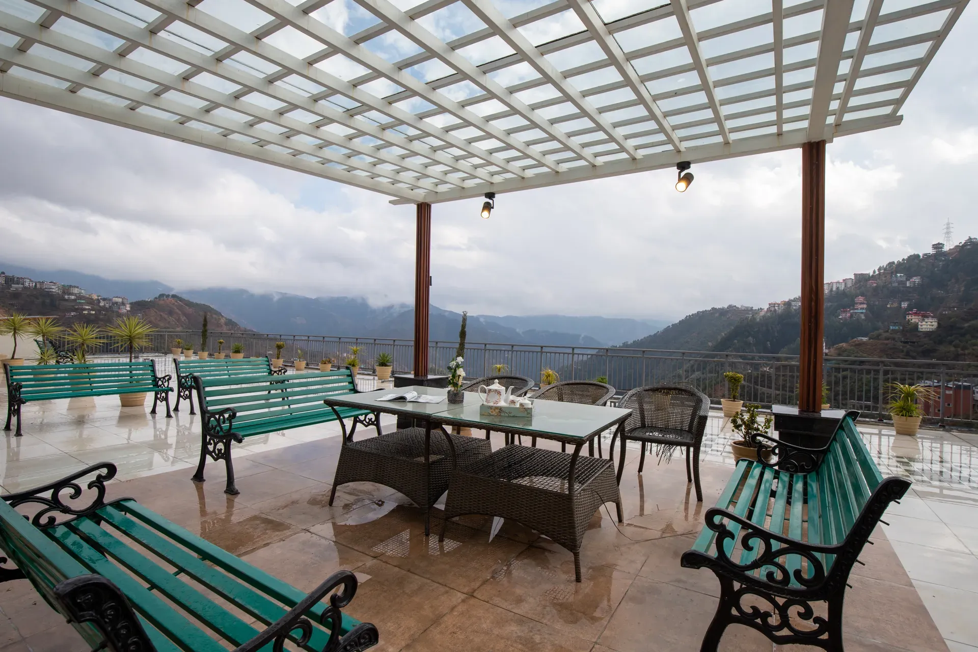 Outdoor sitting area