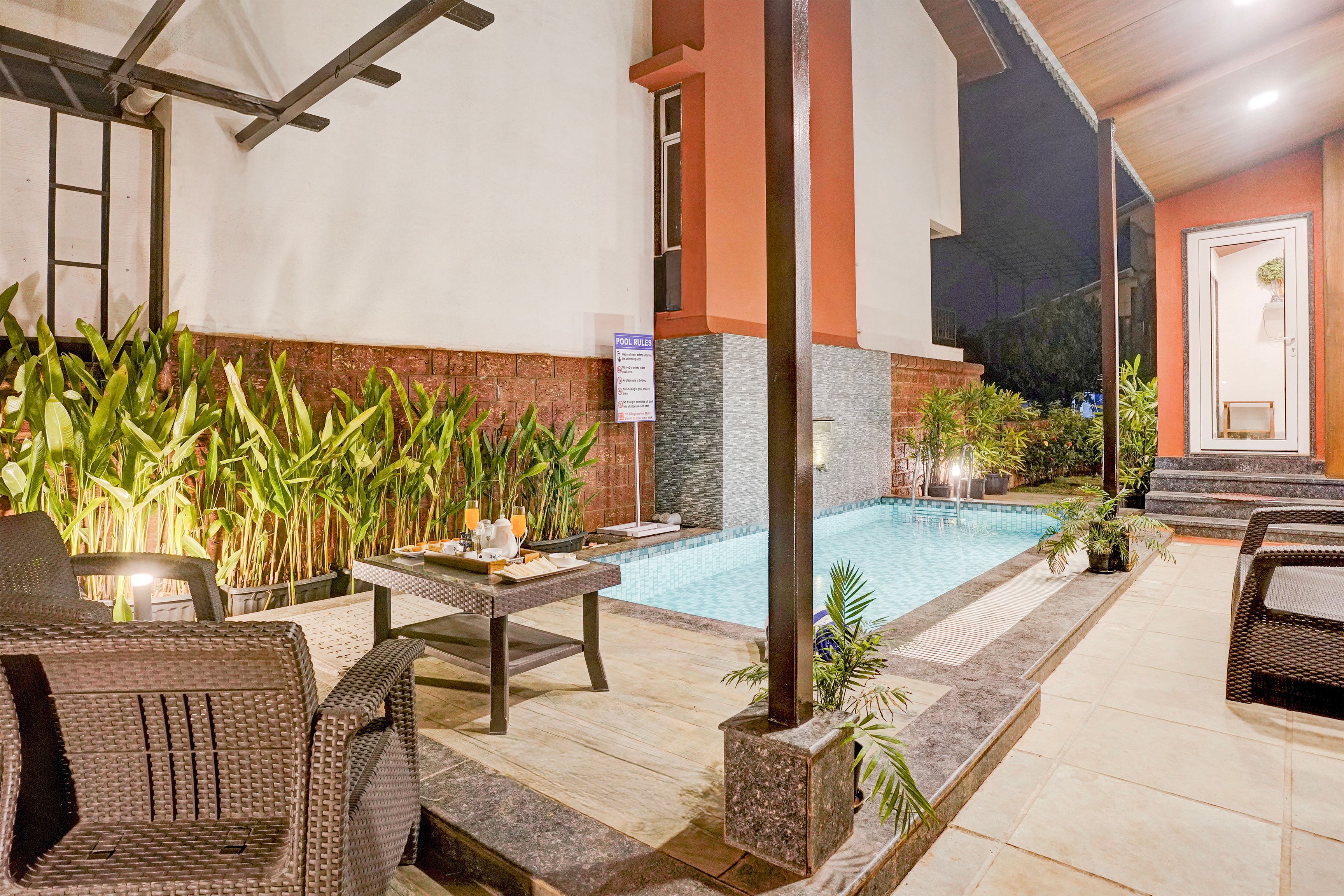 Aamy Villa, Lonavala - Pool Side Sitting