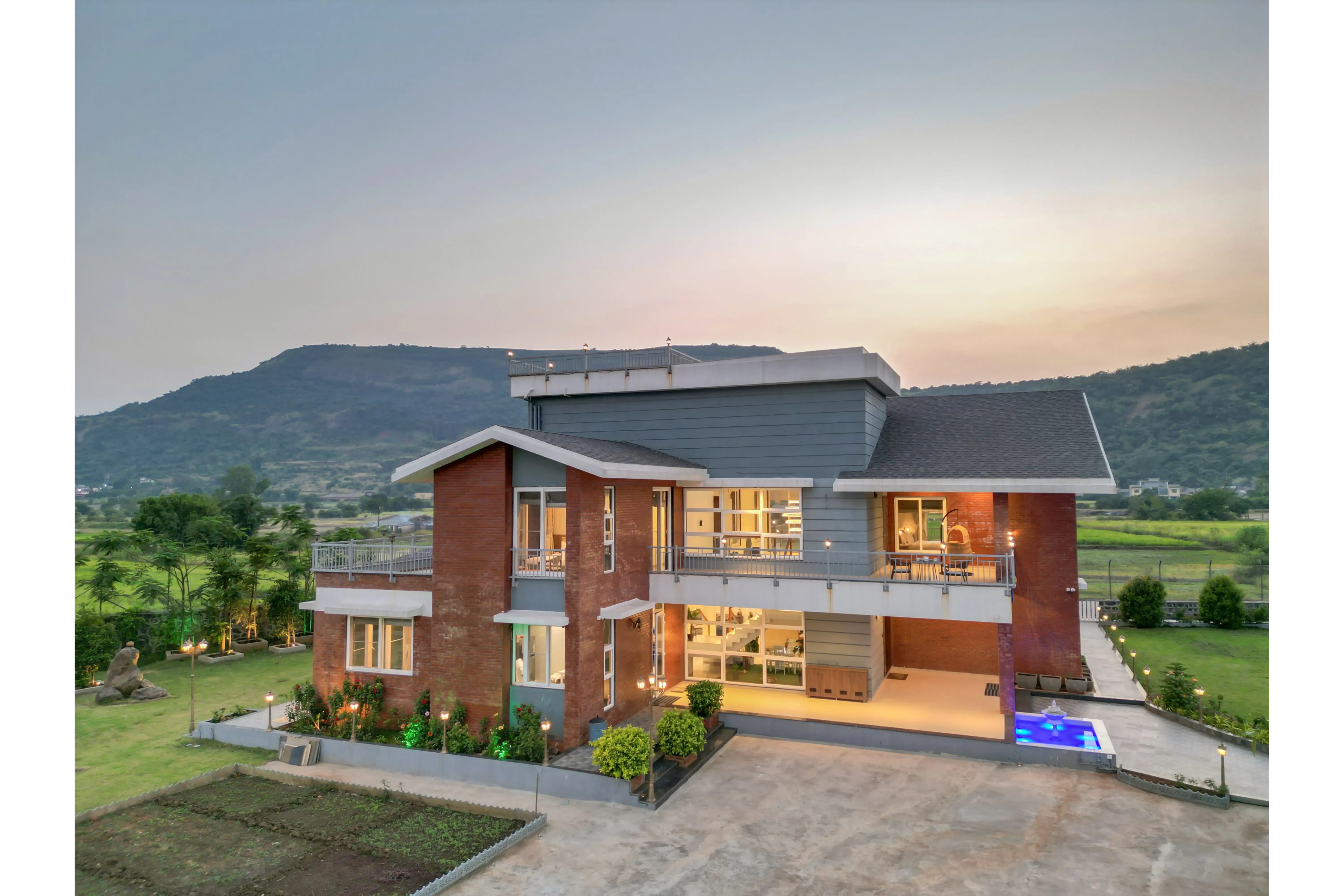 Nimishka Villa | 5-BHK Haven With Pvt Pool, Lavish Garden & Scenic Views