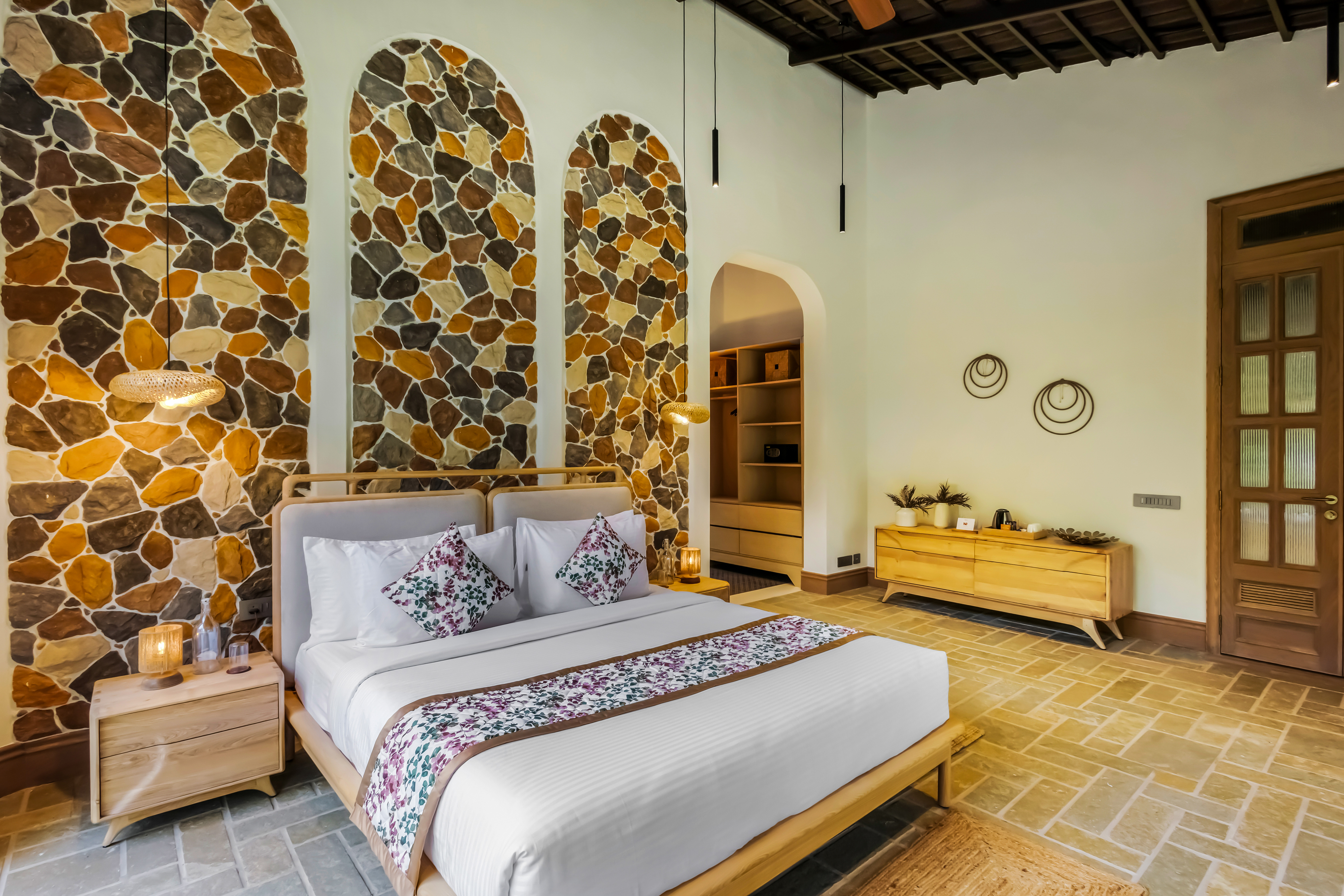 Pet-Friendly 3 BHK Farm Villa with Open-Air Movie Lounge, Fire Pit, Cabana & Landscaped Garden — photo 24