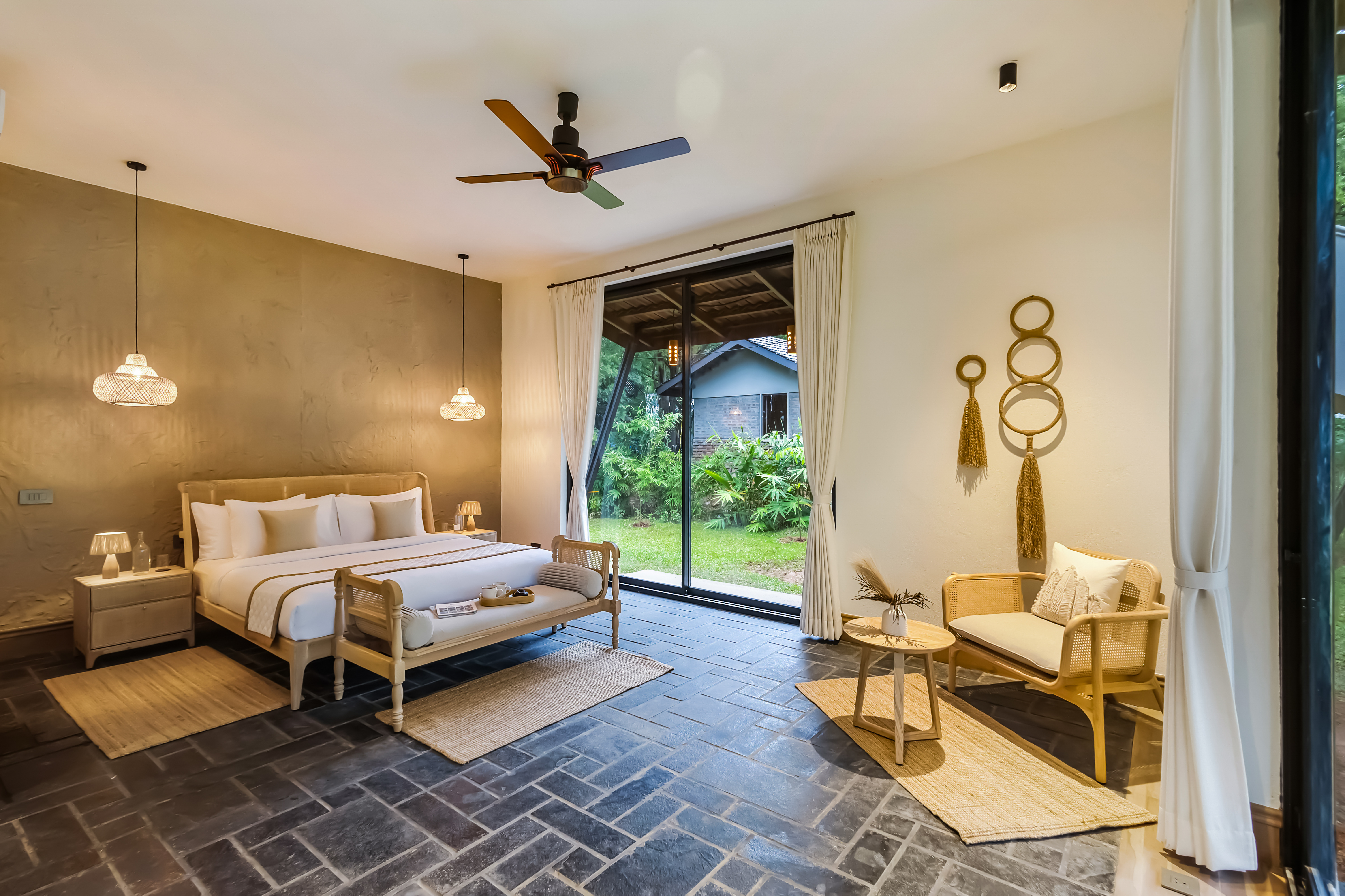 Pet-Friendly 3 BHK Farm Villa with Open-Air Movie Lounge, Fire Pit, Cabana & Landscaped Garden — photo 17