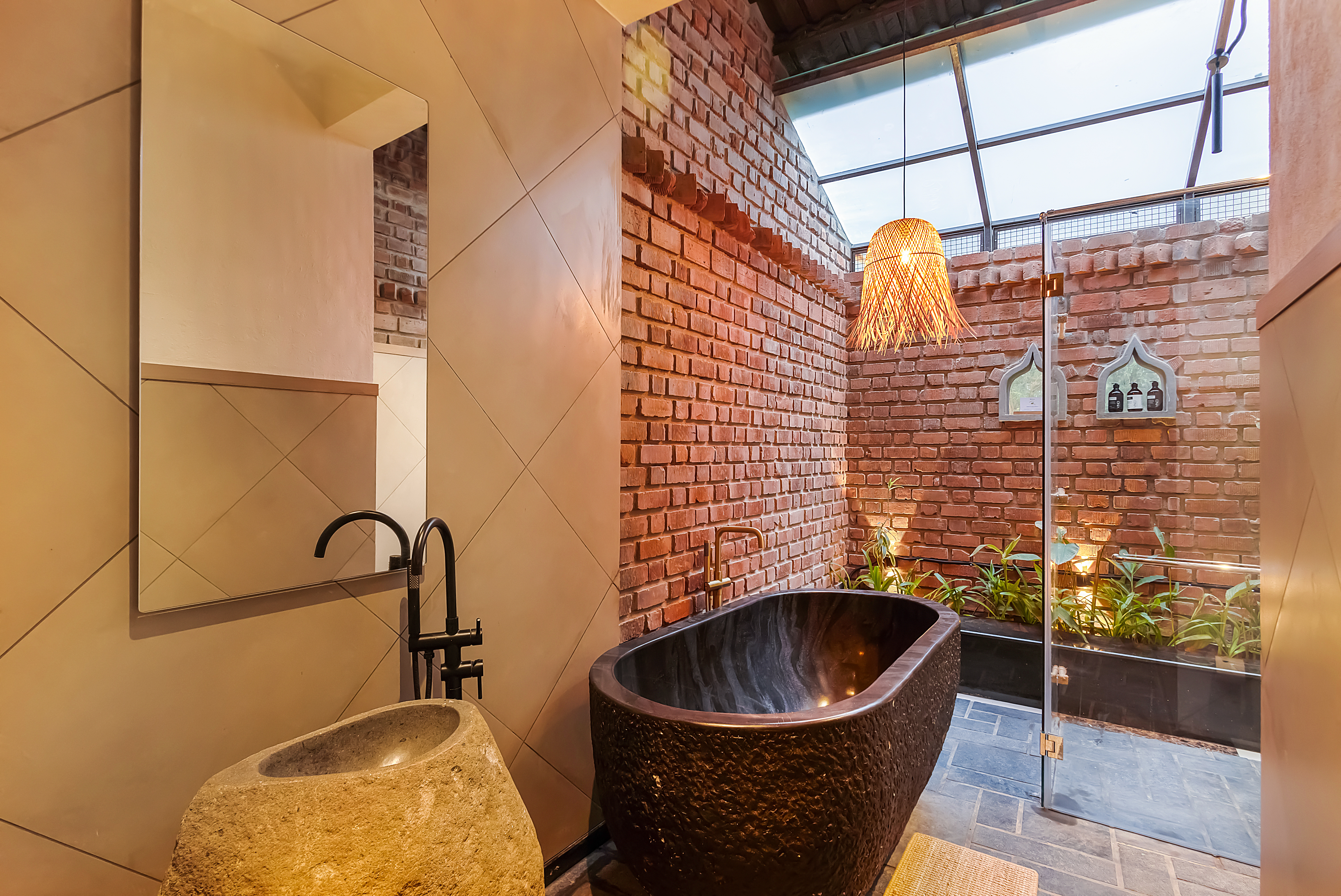Pet-Friendly 3 BHK Farm Villa with Open-Air Movie Lounge, Fire Pit, Cabana & Landscaped Garden — photo 21