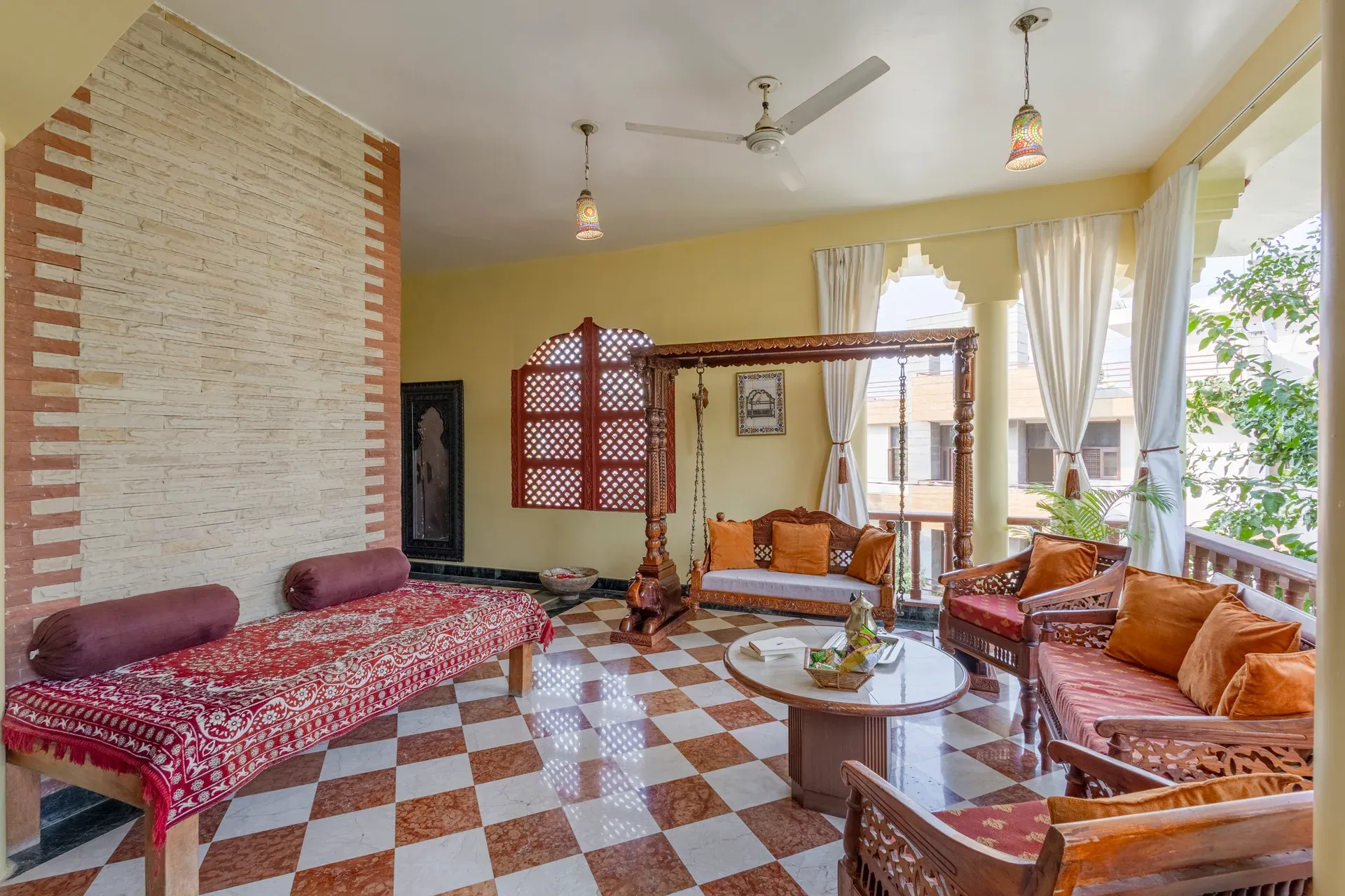 Sapphire Villa, Udaipur - Outdoor Living Room