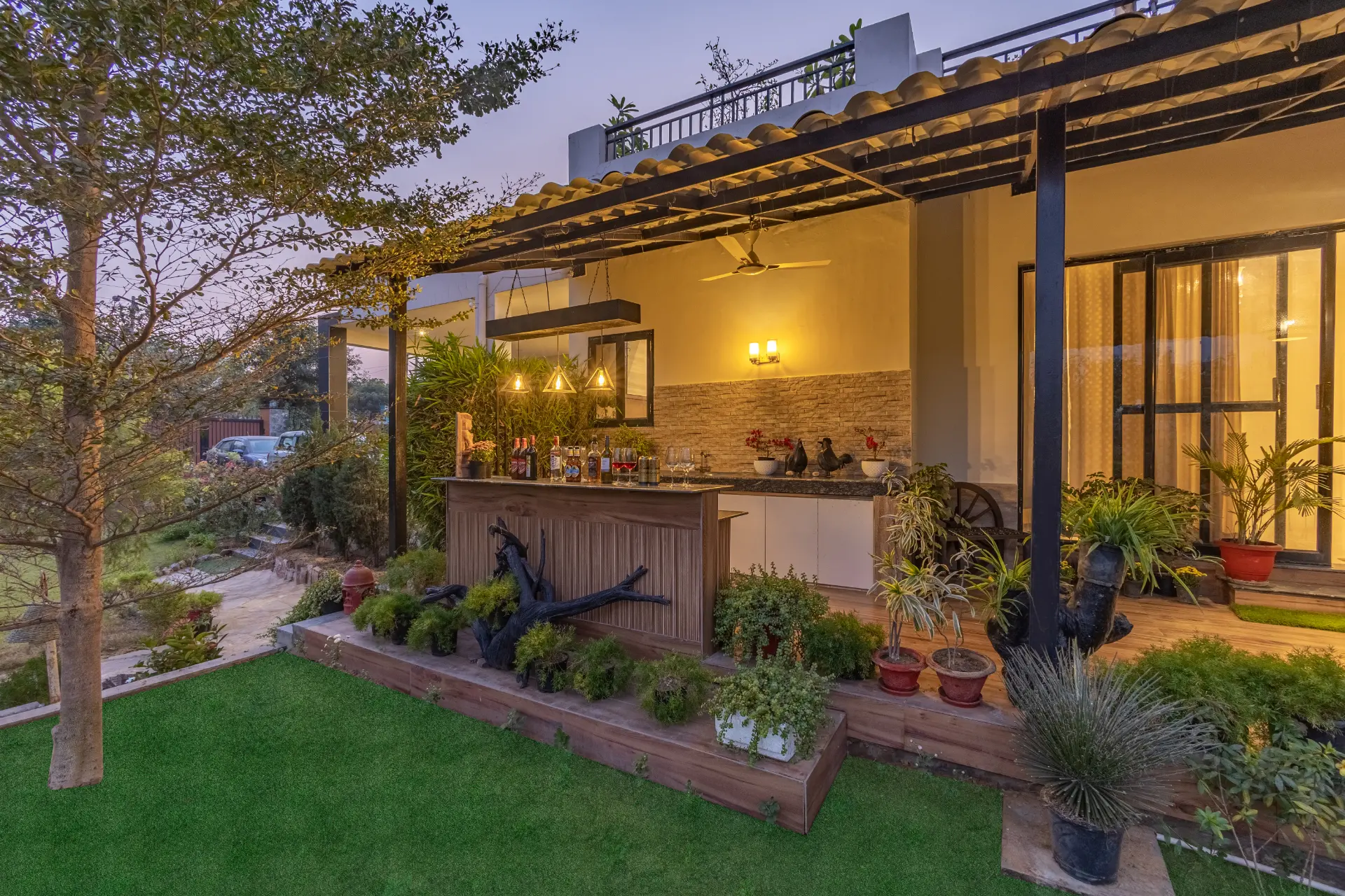 Dacha | Serene 3-BHK Escape With Garden, Jacuzzi  & Outdoor Bar - Image 3