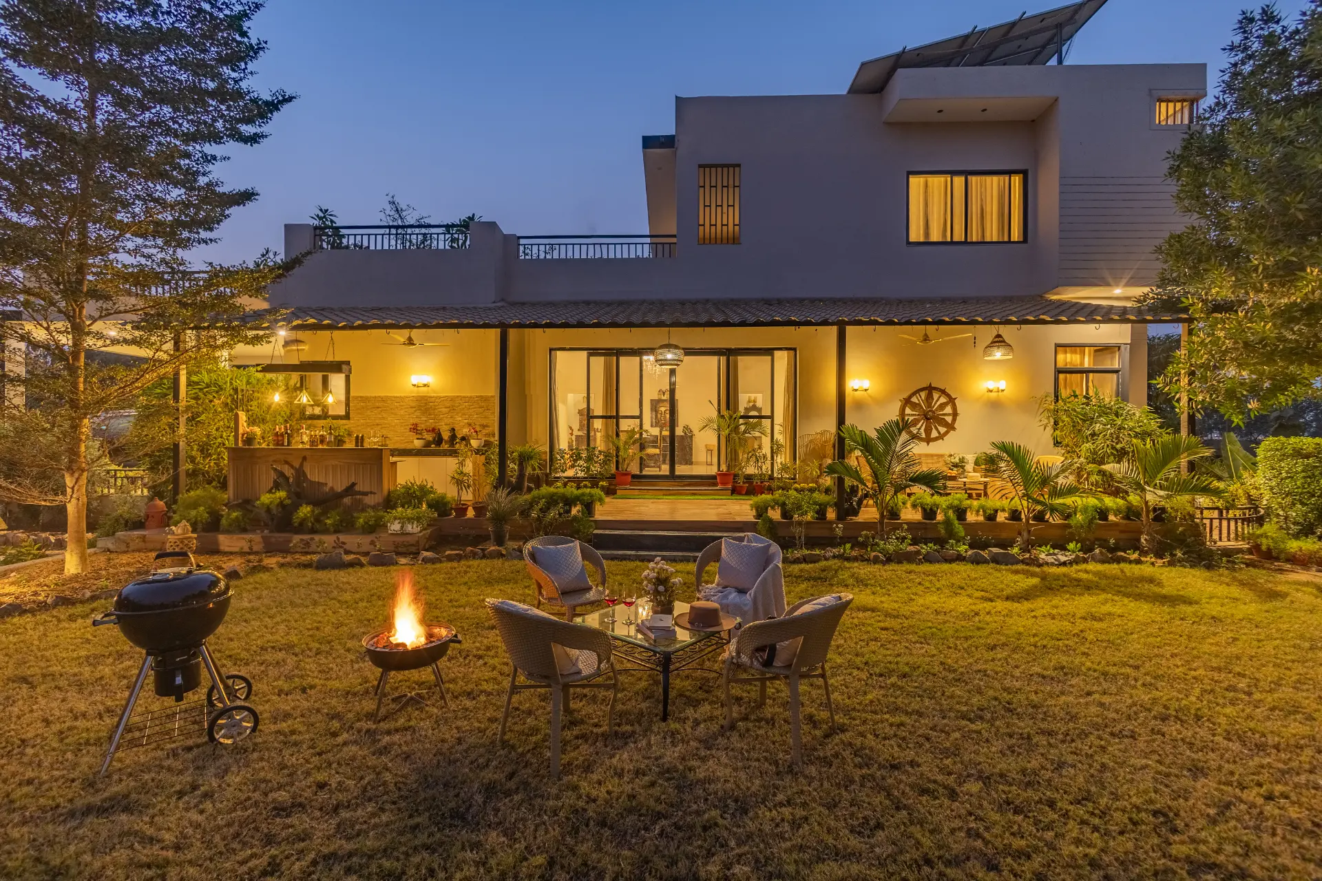Dacha | Serene 3-BHK Escape With Garden, Jacuzzi  & Outdoor Bar - Image 2