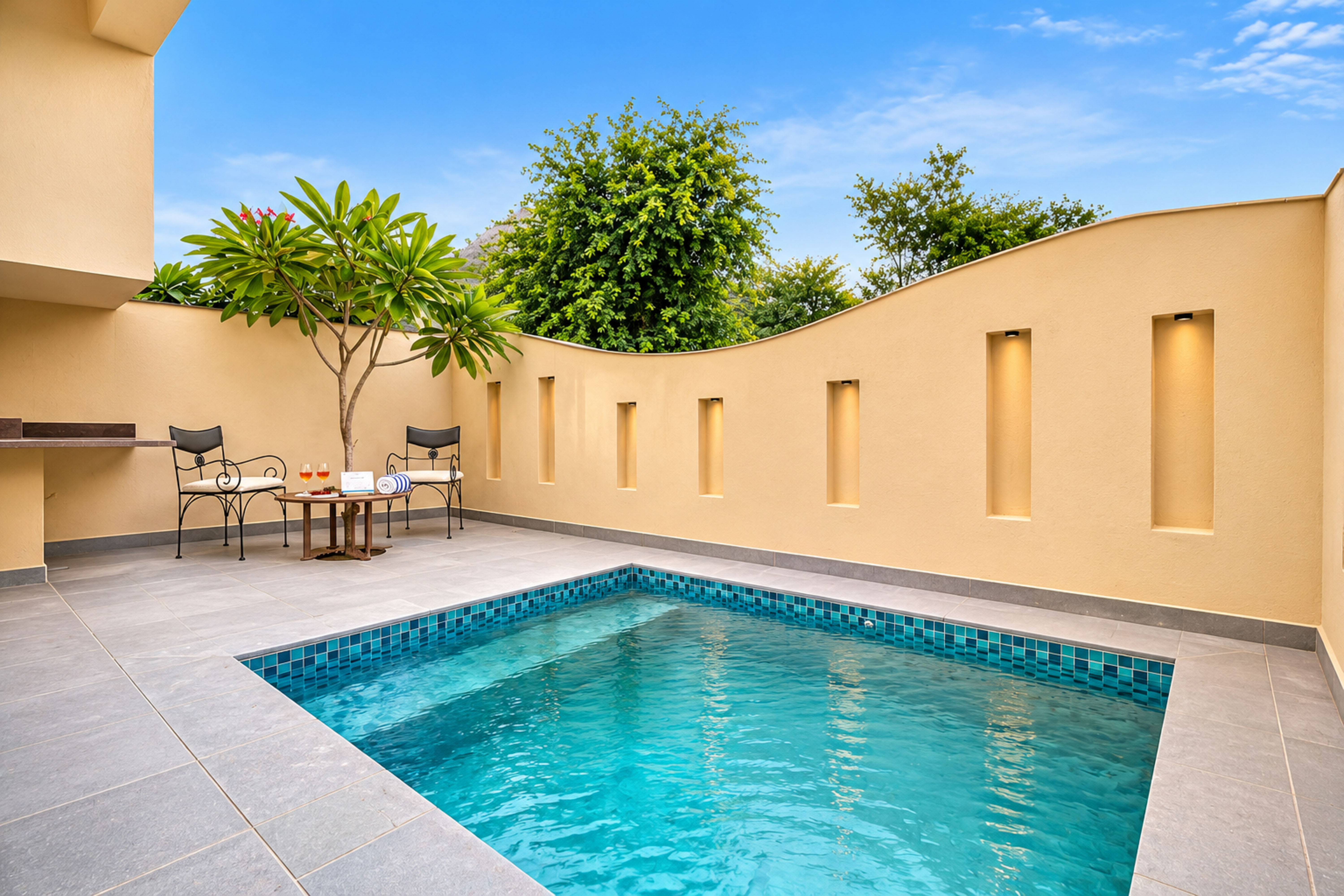 Pet-Friendly 1 room suite in a resort with pool and Aravalli Hills view — photo 6