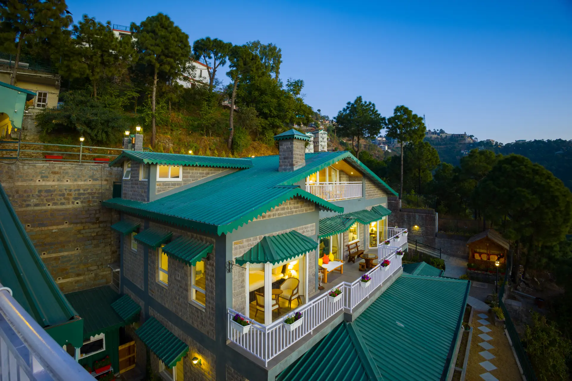 Cliff Side Villa | 3-BHK + Attic | Garden | Gazebo | Balconies | Scenic Views