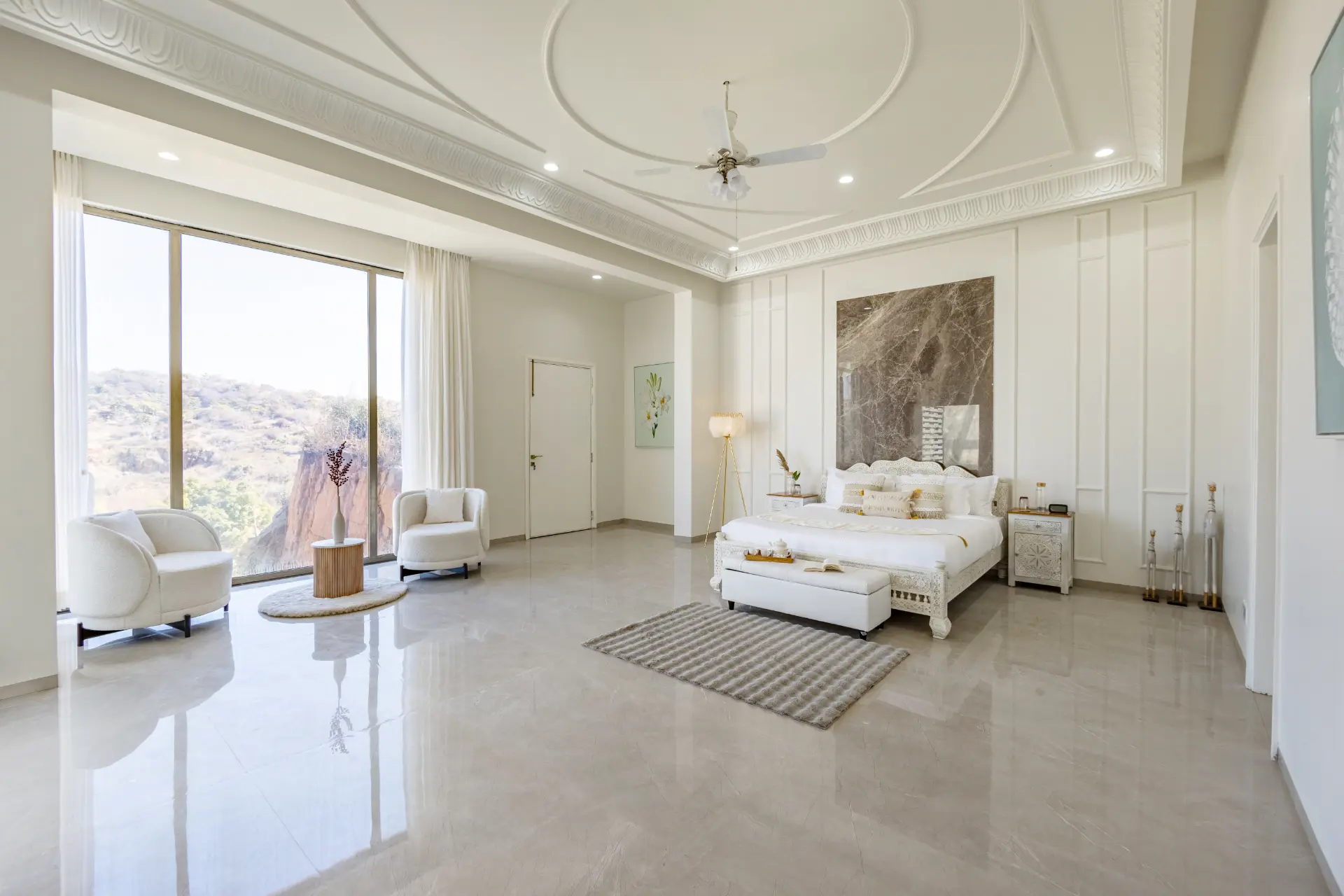  Kvanya Mansion Villa, Udaipur - Bedroom 1 शीश Darbar 