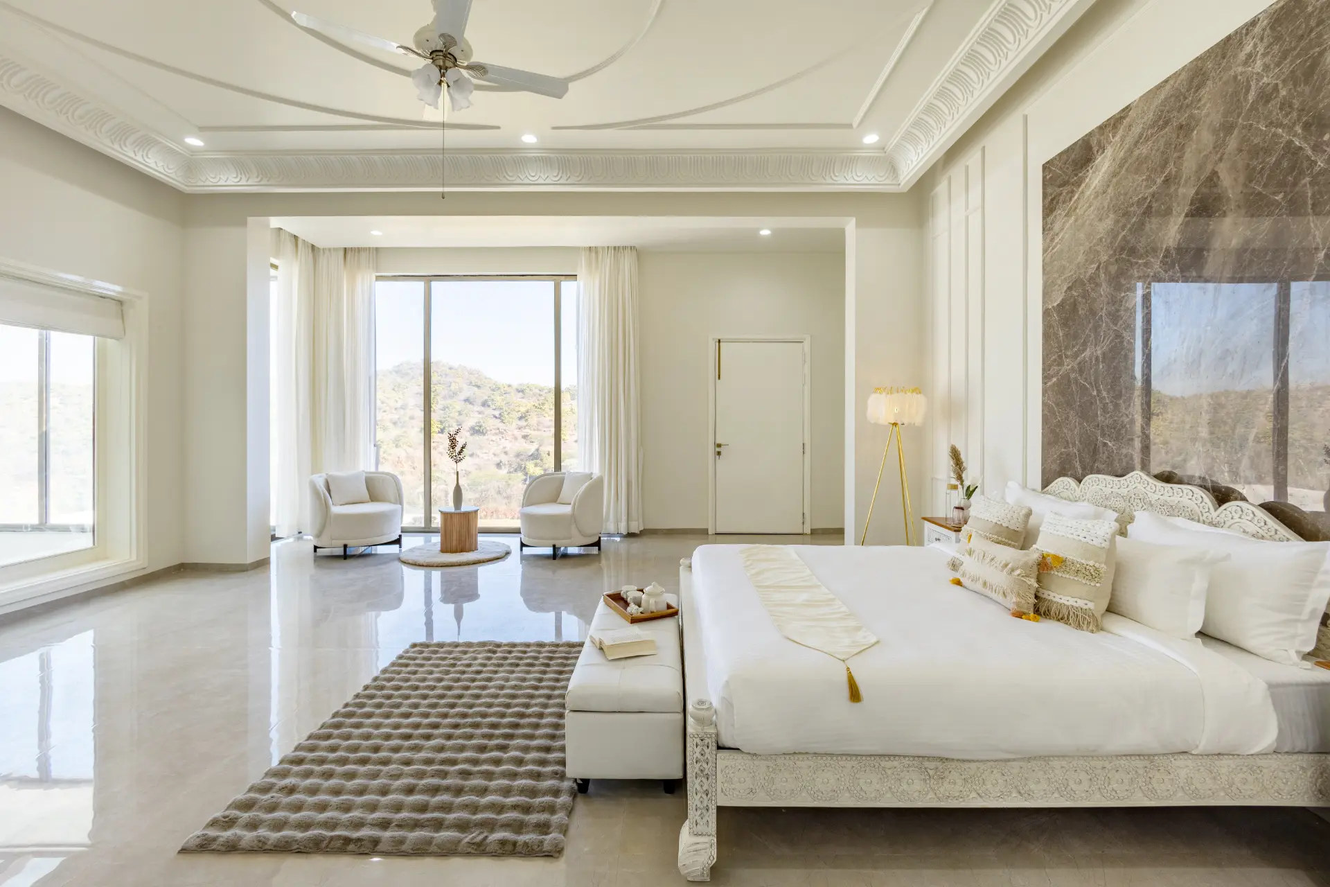  Kvanya Mansion Villa, Udaipur - Bedroom 1 शीश Darbar 