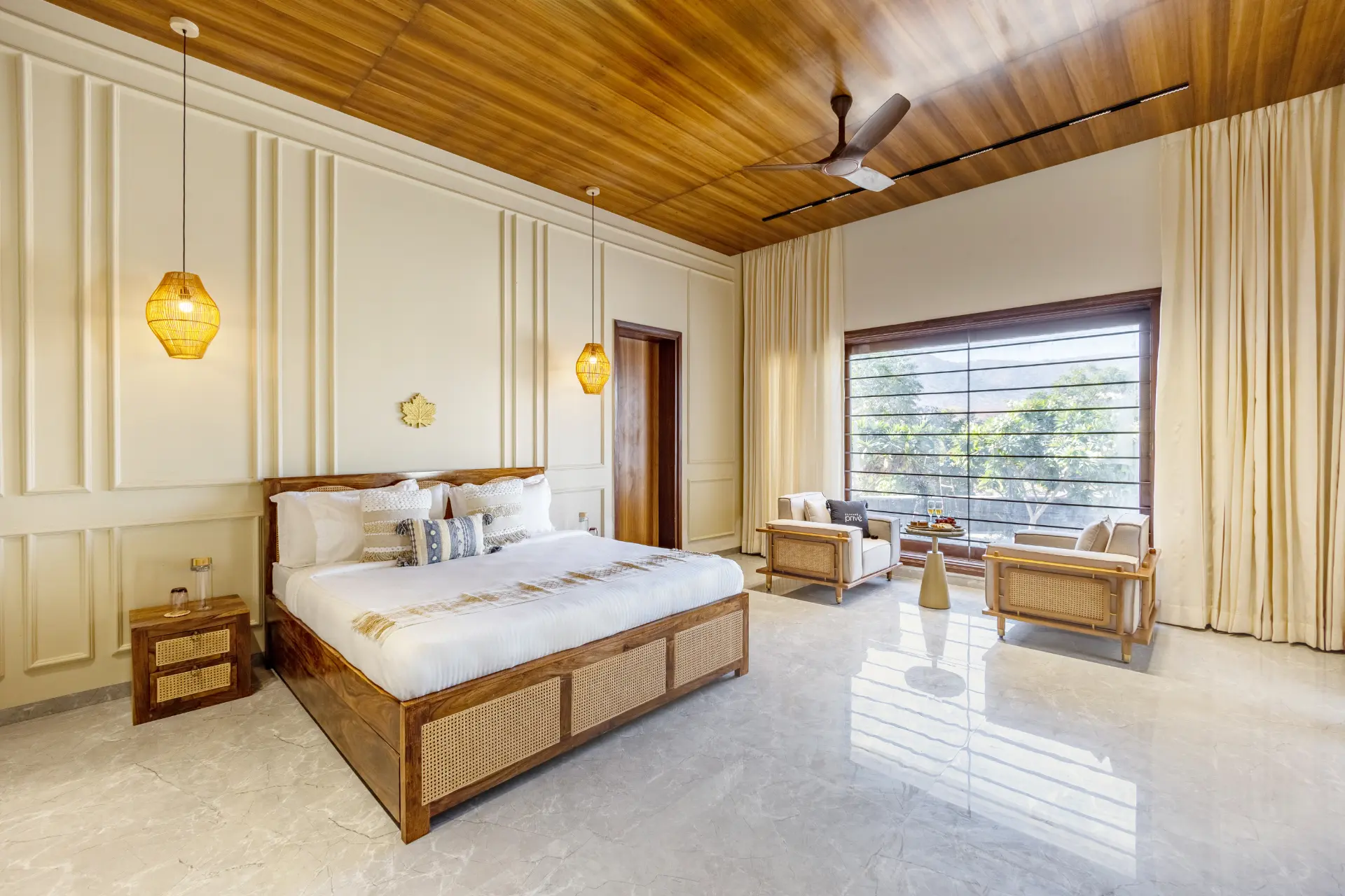  Kvanya Mansion Villa, Udaipur - Bedroom 4 चंद्र Mahal 