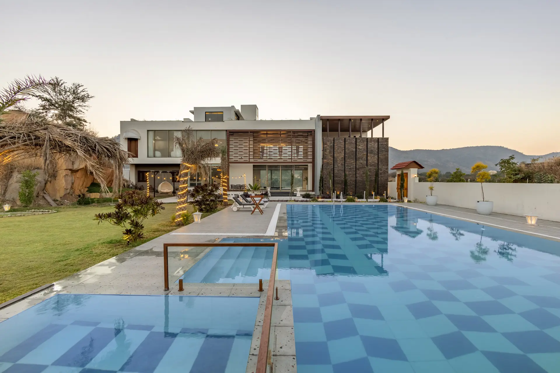 Kvanya Mansion | Regal 5-BHK Getaway With Pvt Pool, Home Theater, Gym & Garden - Image 2