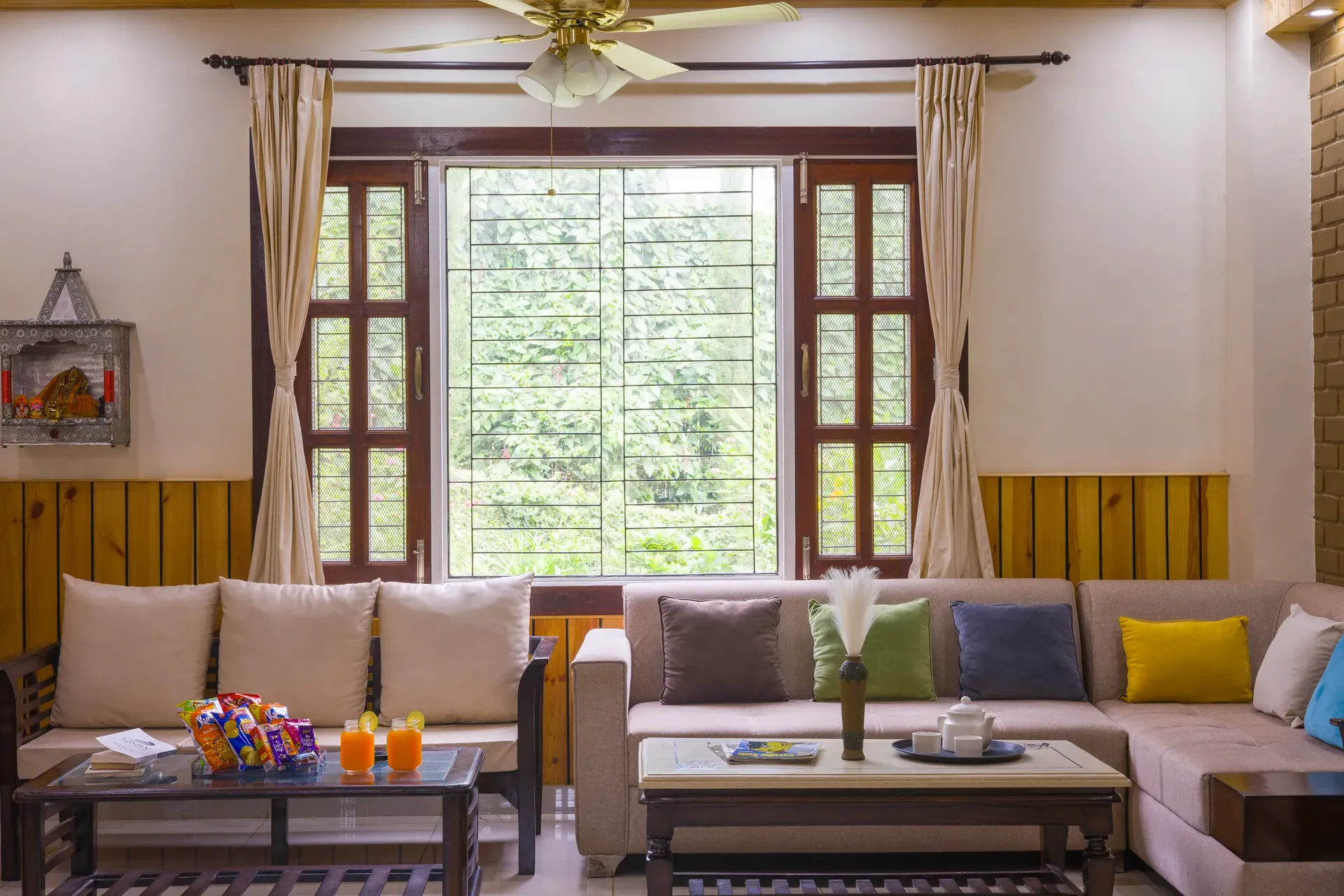 Ahilya Villa, Bhimtal - Living Area