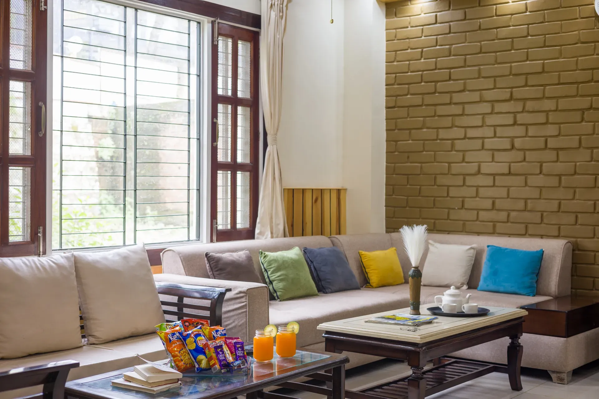 Ahilya Villa, Bhimtal - Living Area