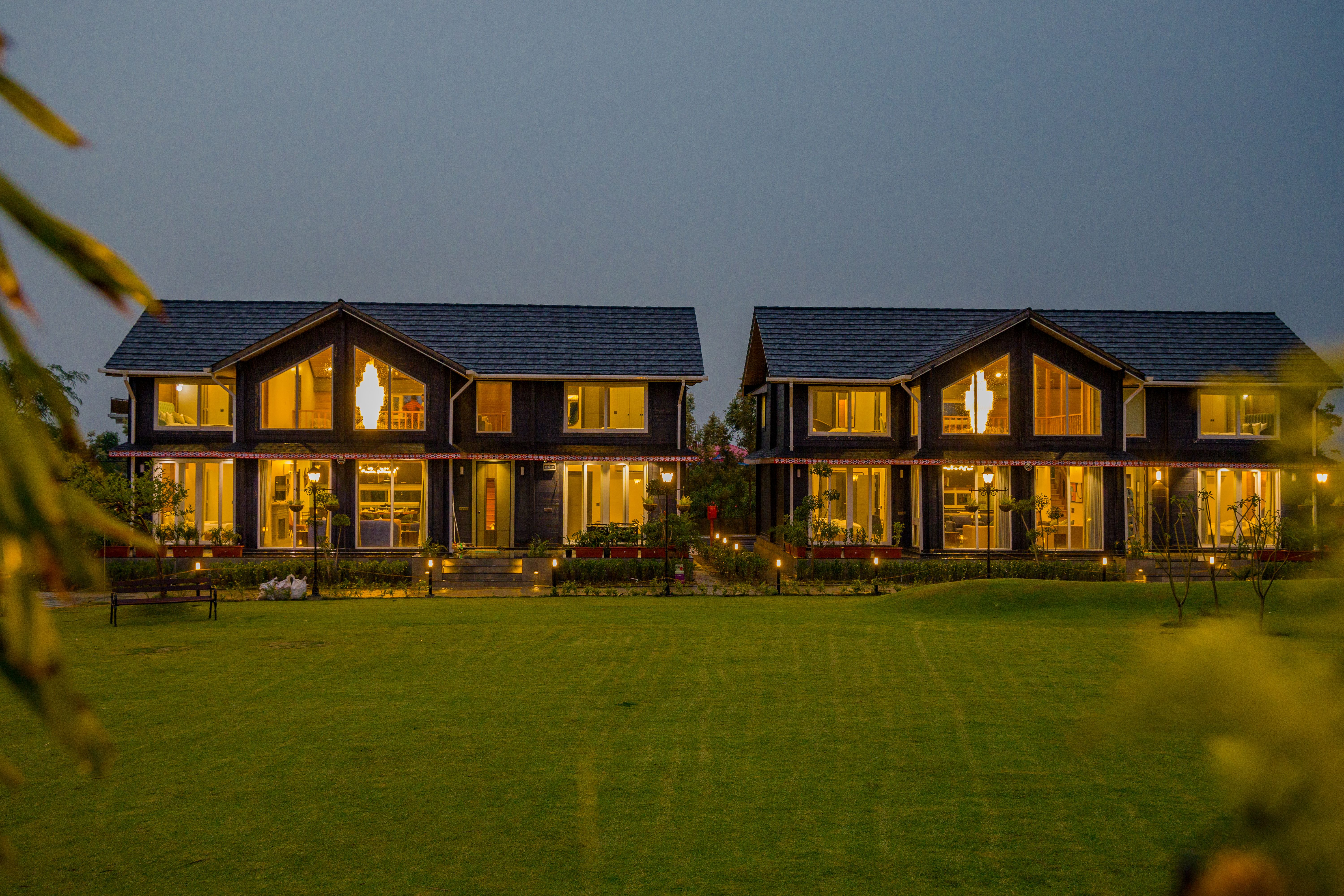 Esh Cottages Birch | Hillside 4-BHK Hideaway With Lush Garden, Common Pool, &  Gaming Zone